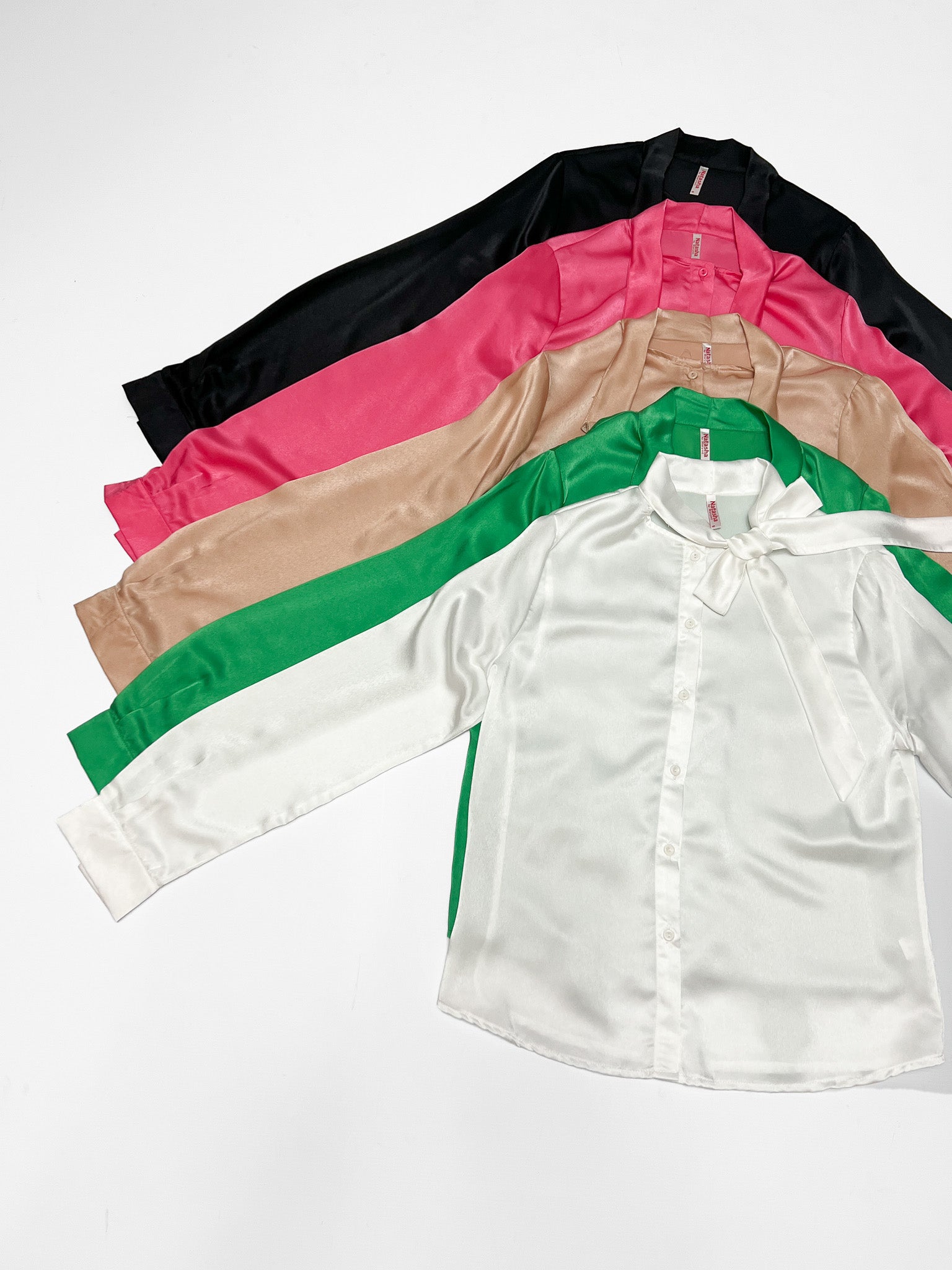 7949 Camisa Satin Seda Yadira