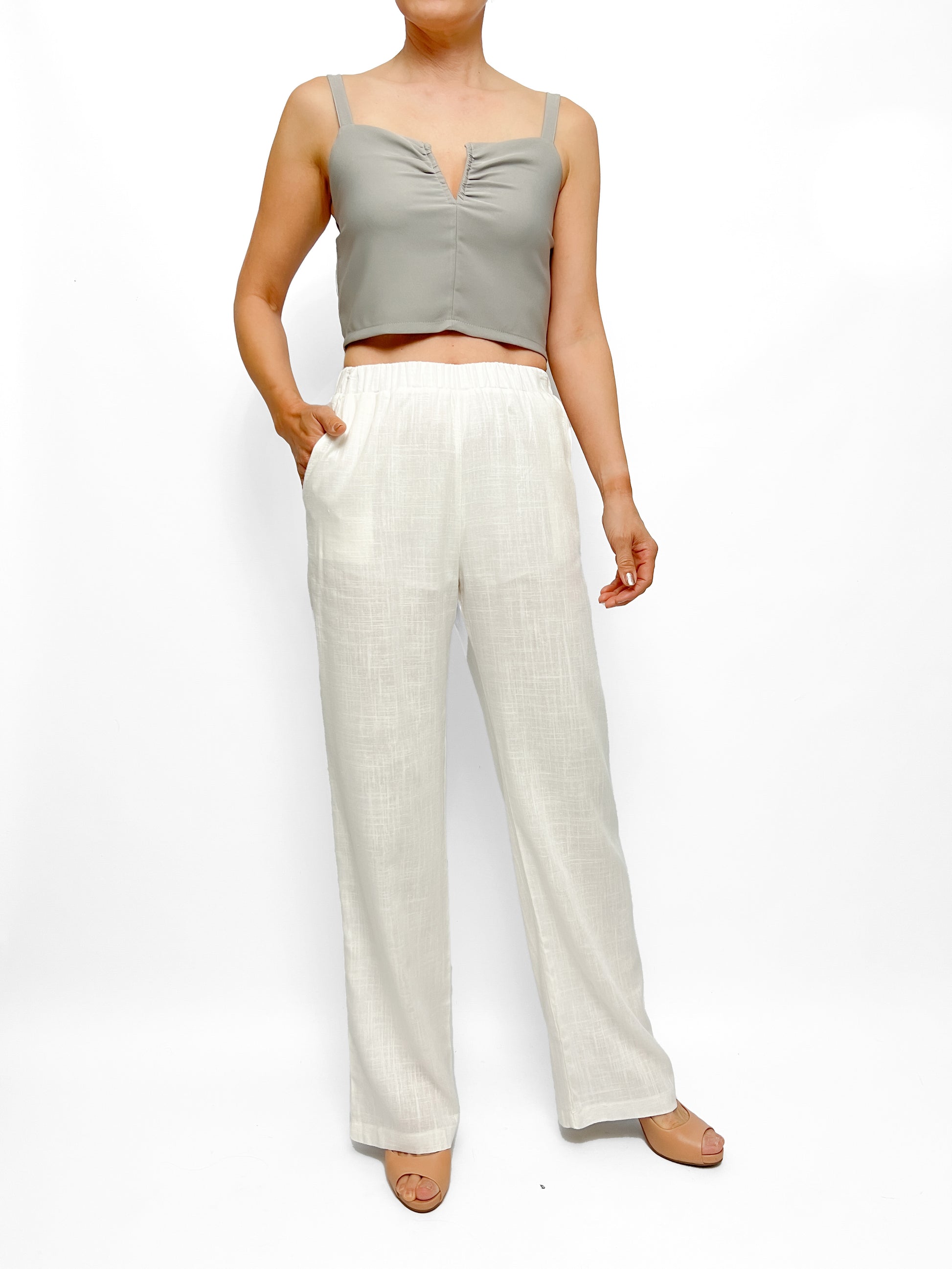 8127 Pantalón Matilde Lino