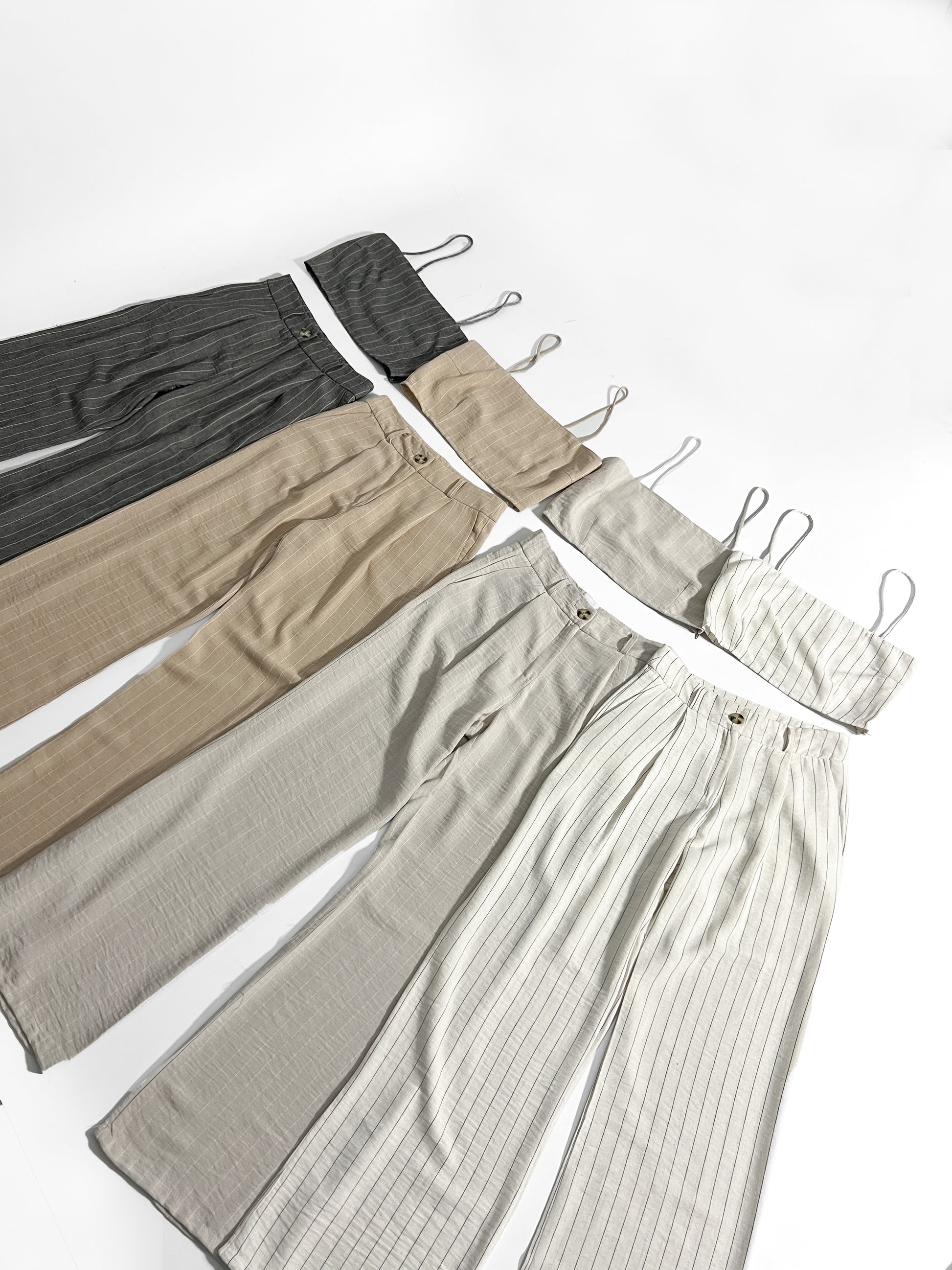 8666 Pantalón Porto Lino Rayado