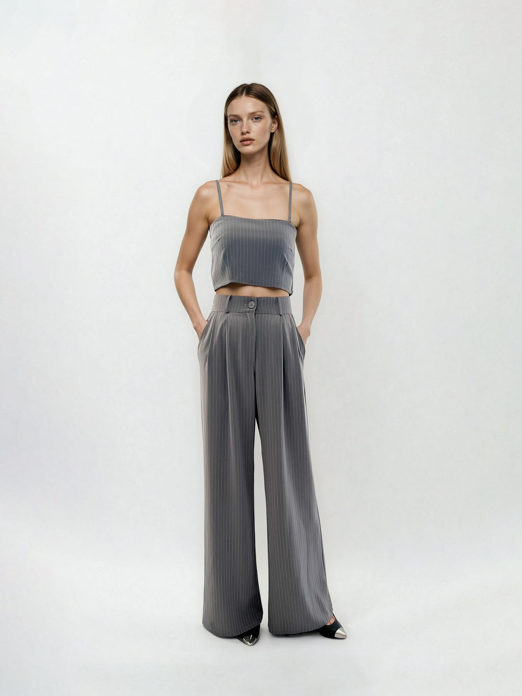 8115 Pantalón Diosa Rayado