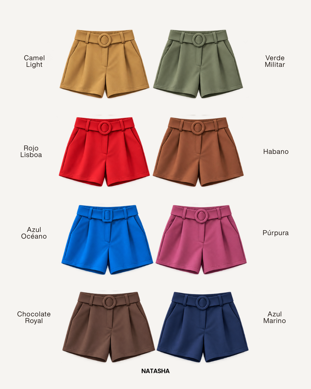 Pack x3 Short Iris