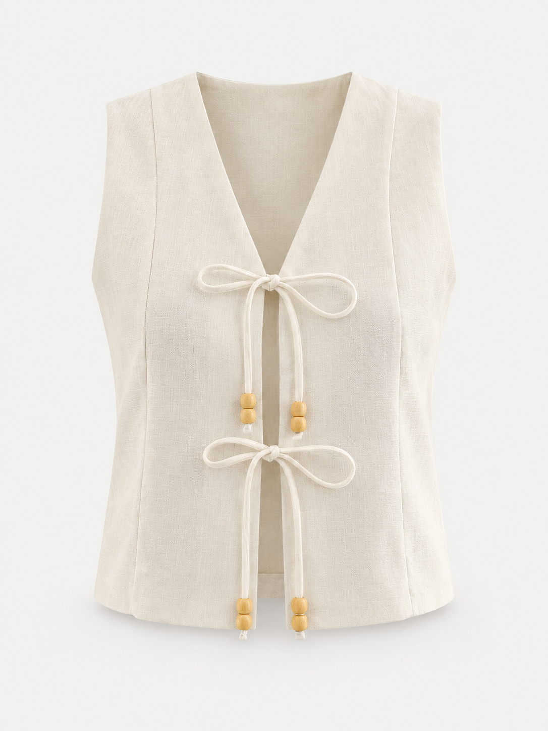8819 Chaleco New Coquette Lino