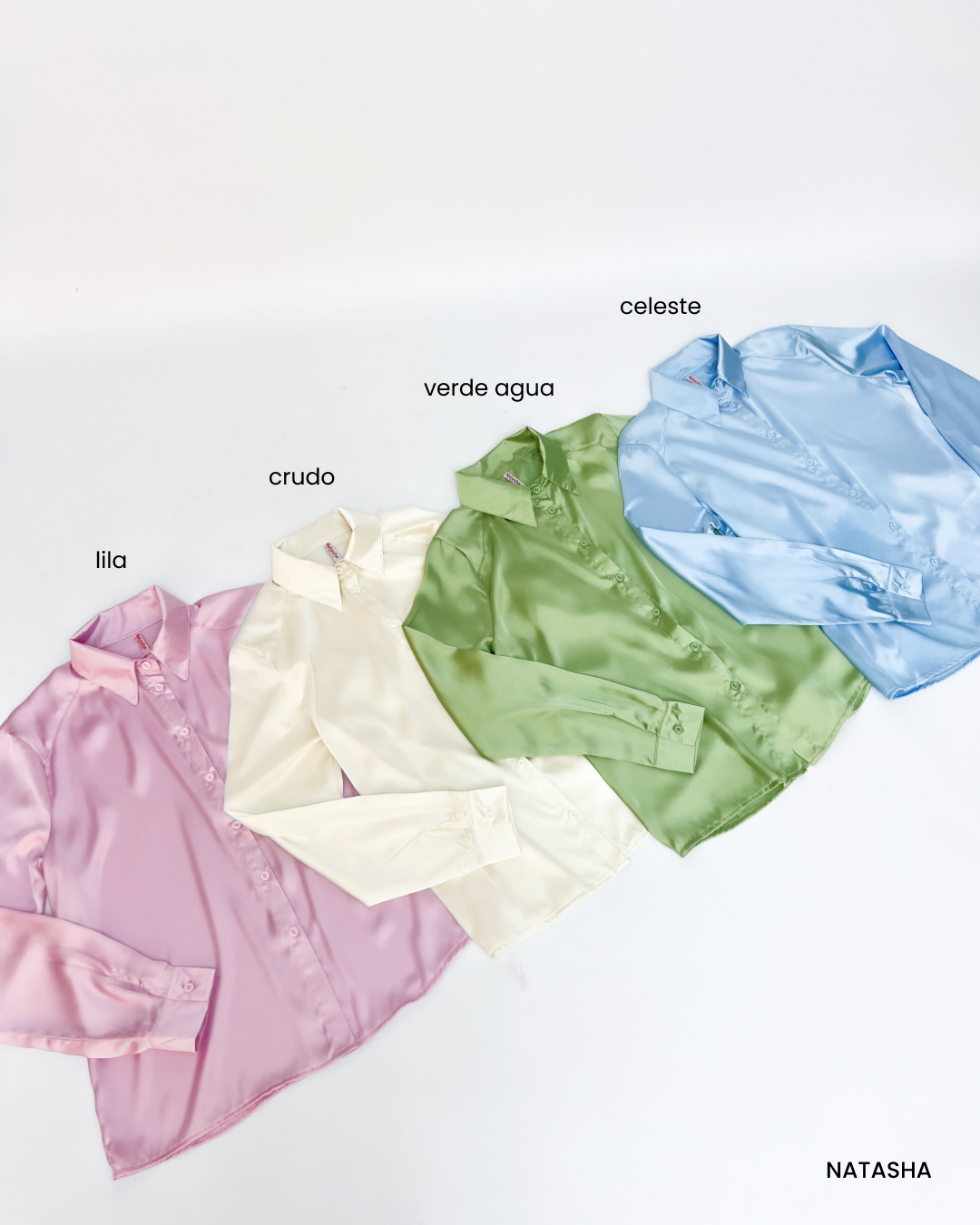 7947 Camisa Satin Seda Ronny Sale