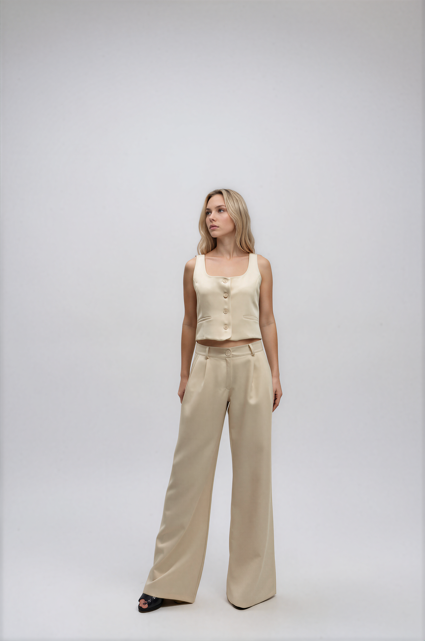 9236 Pantalón Diosa Tiro Bajo