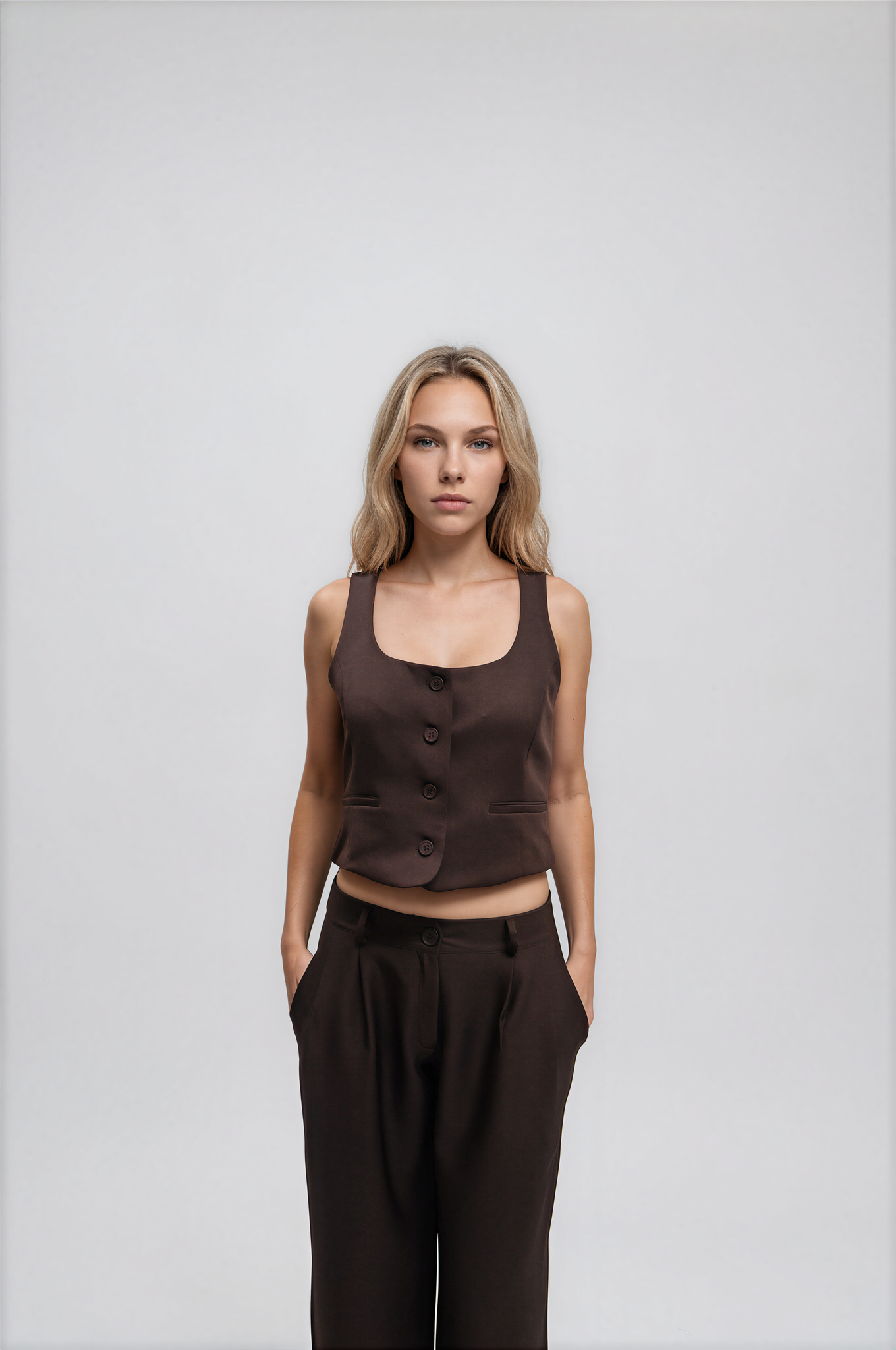 9236 Pantalón Diosa Tiro Bajo