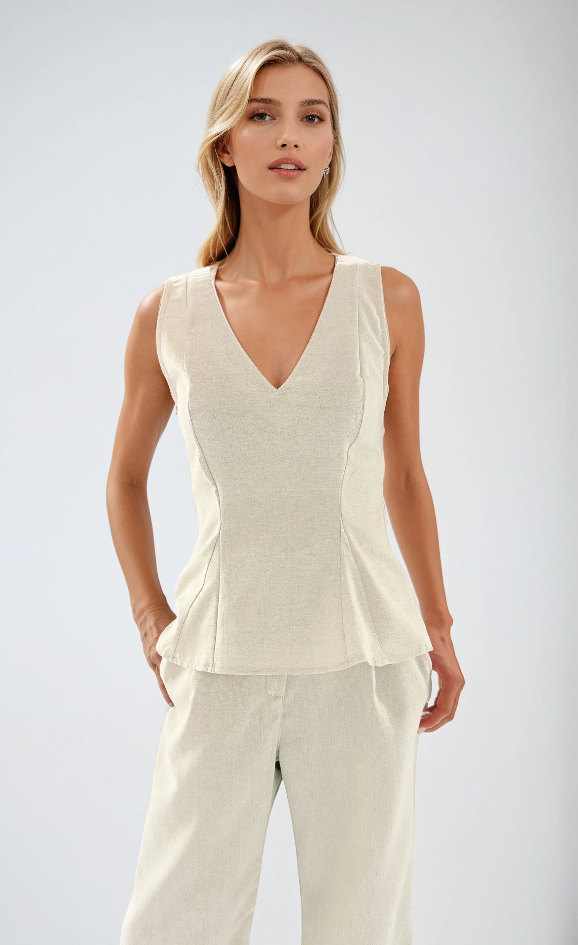 8896 Blusa de Lino Amalio