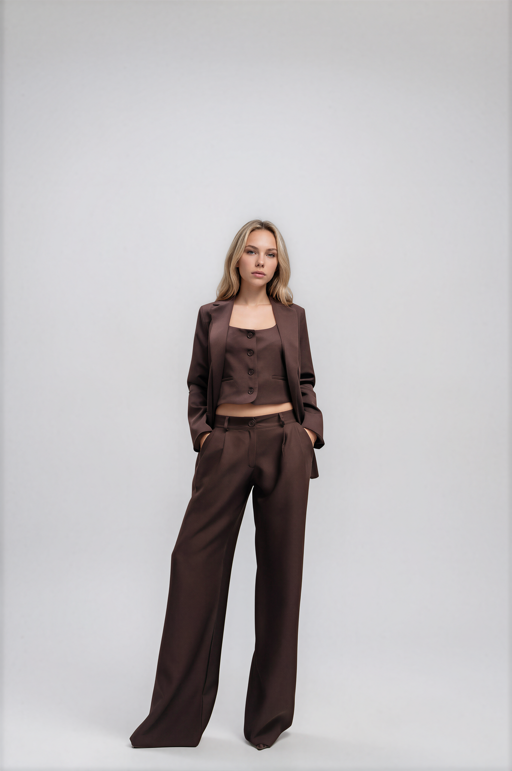 9236 Pantalón Diosa Tiro Bajo