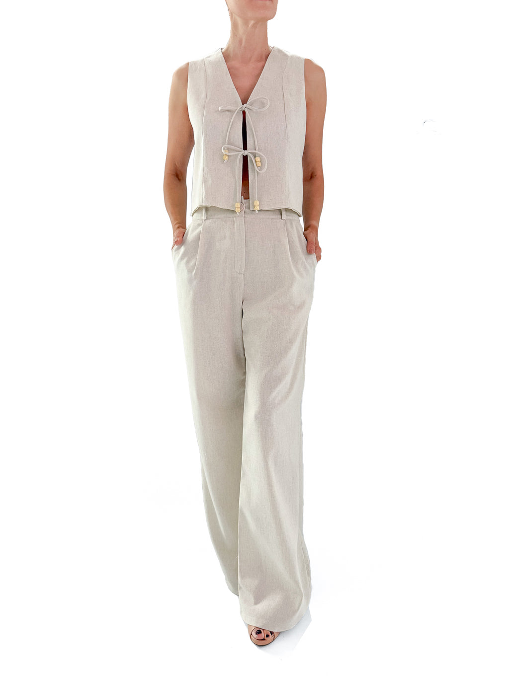 8119 Pantalón Eva Lino