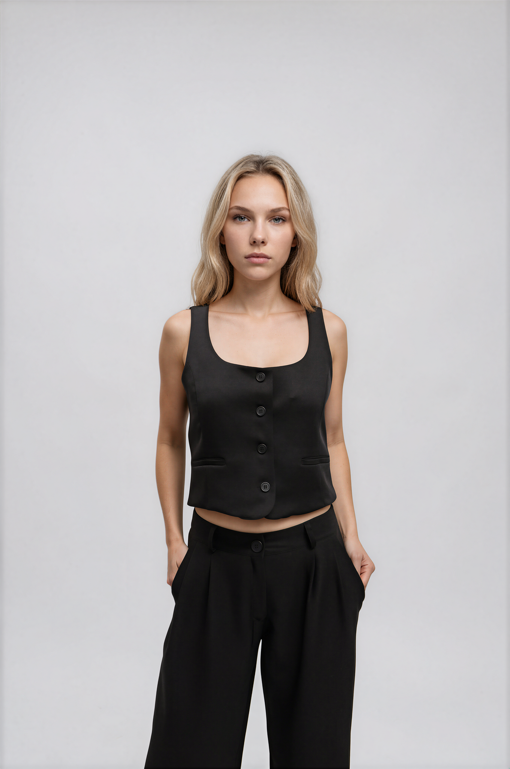 9236 Pantalón Diosa Tiro Bajo