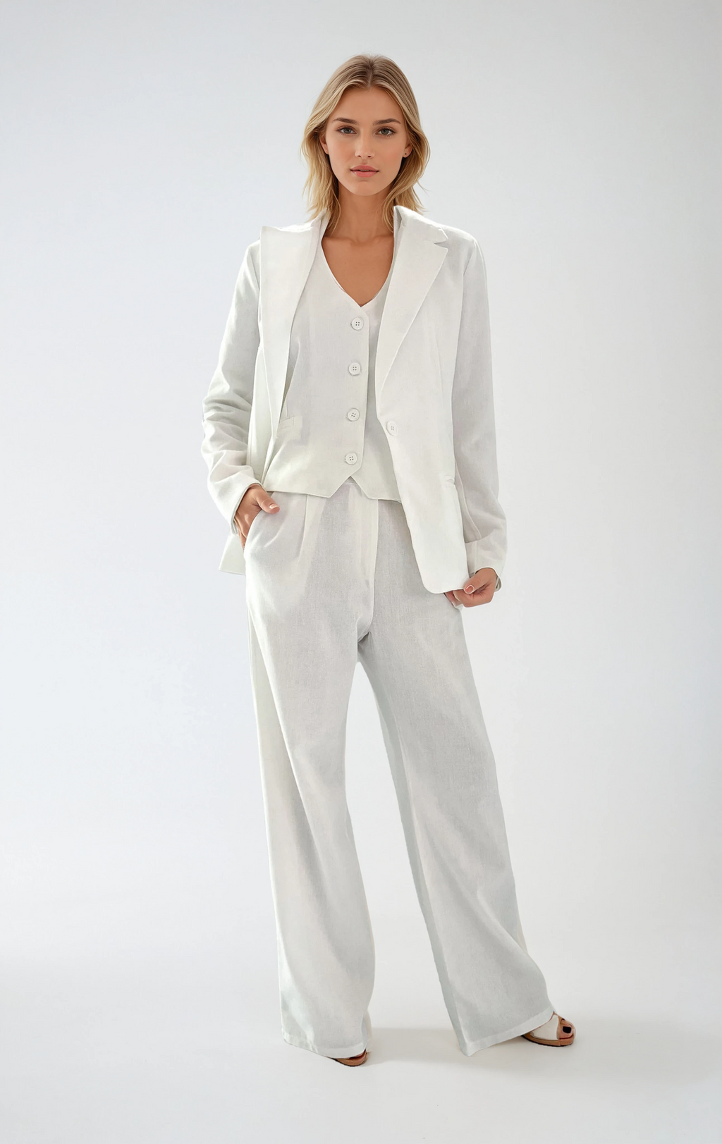 8119 Pantalón Eva Lino
