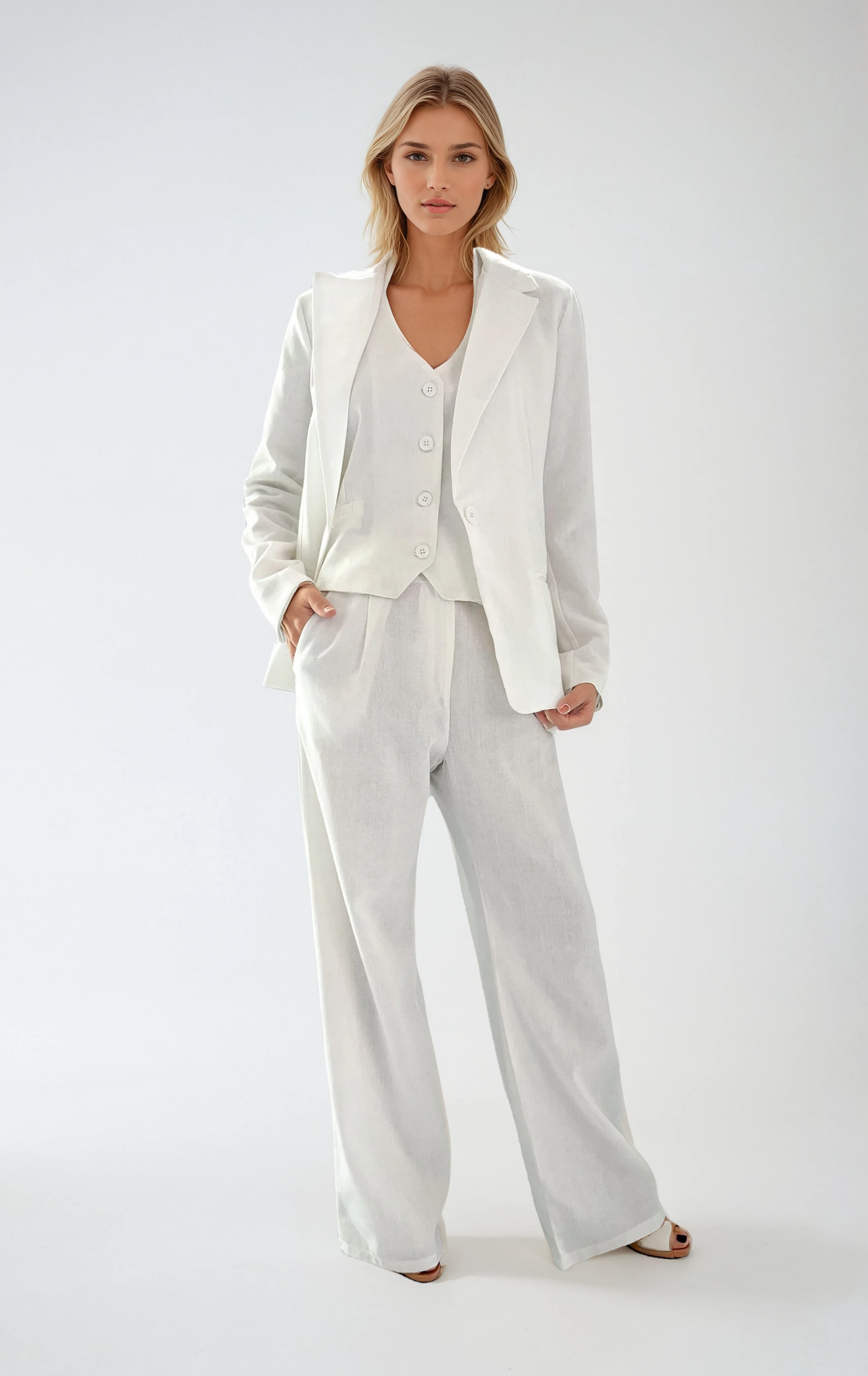 8119 Pantalón Eva Lino