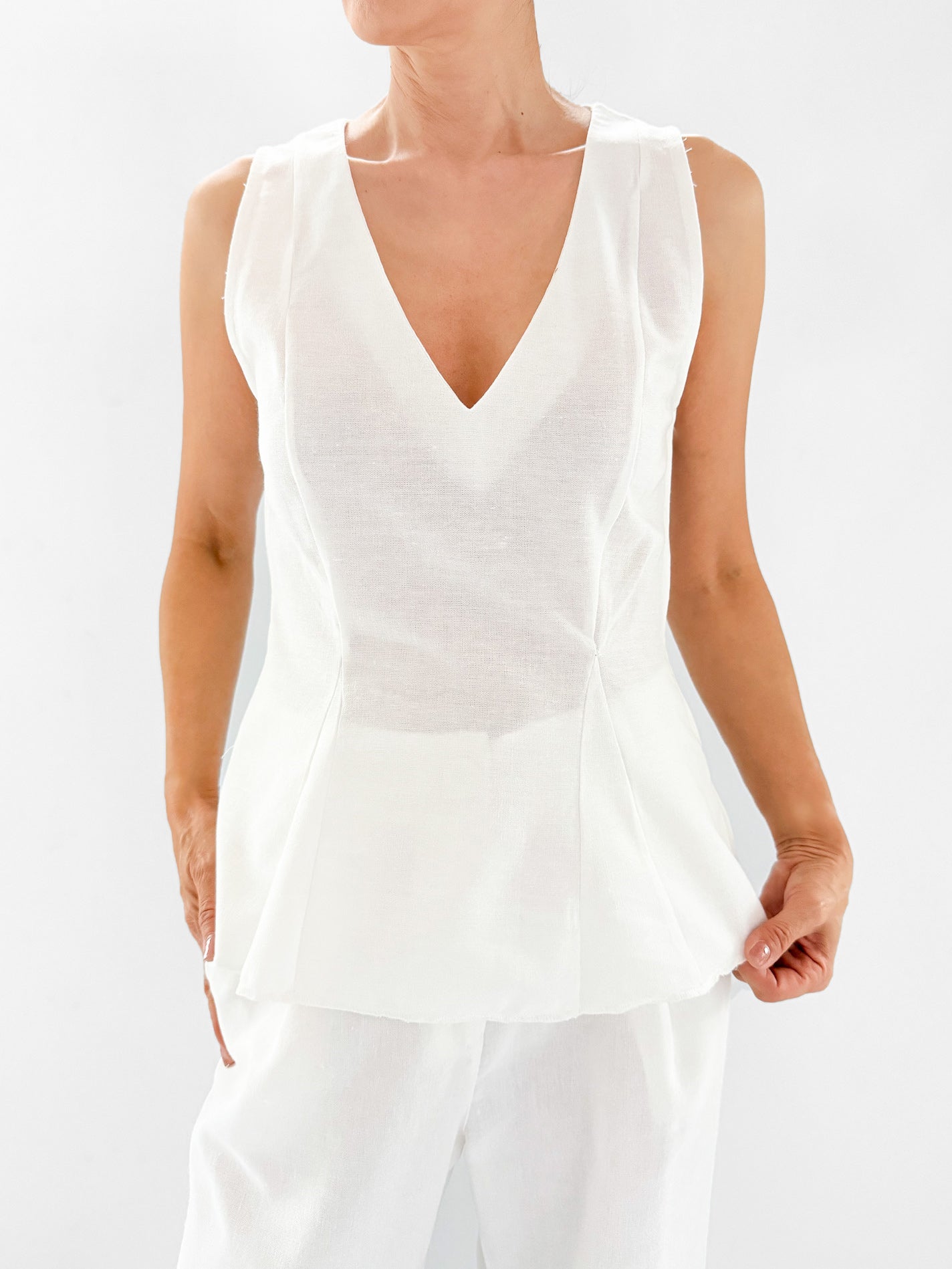 8896 Blusa de Lino Amalio