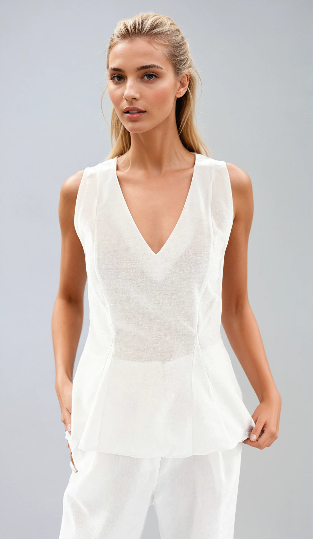 8896 Blusa de Lino Amalio