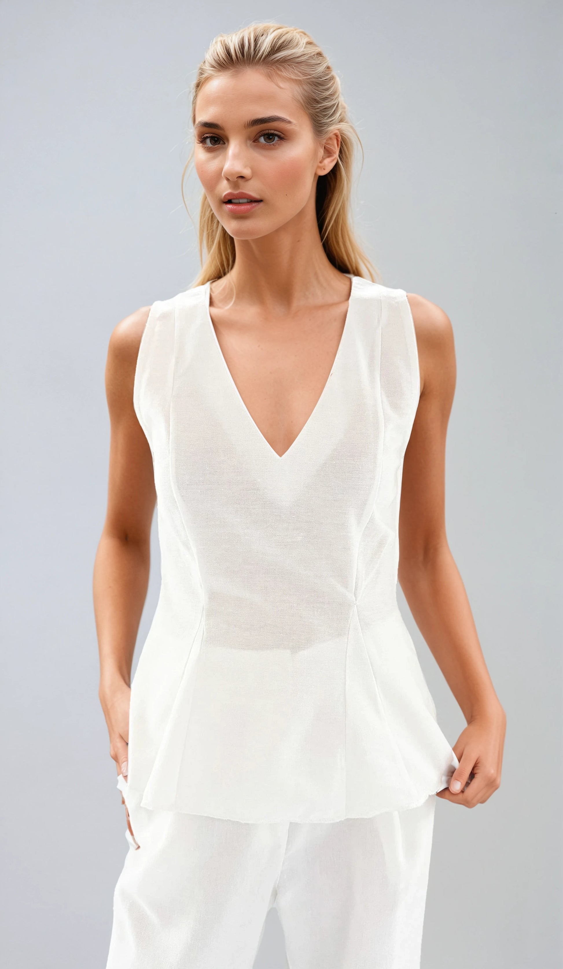 8896 Blusa de Lino Amalio