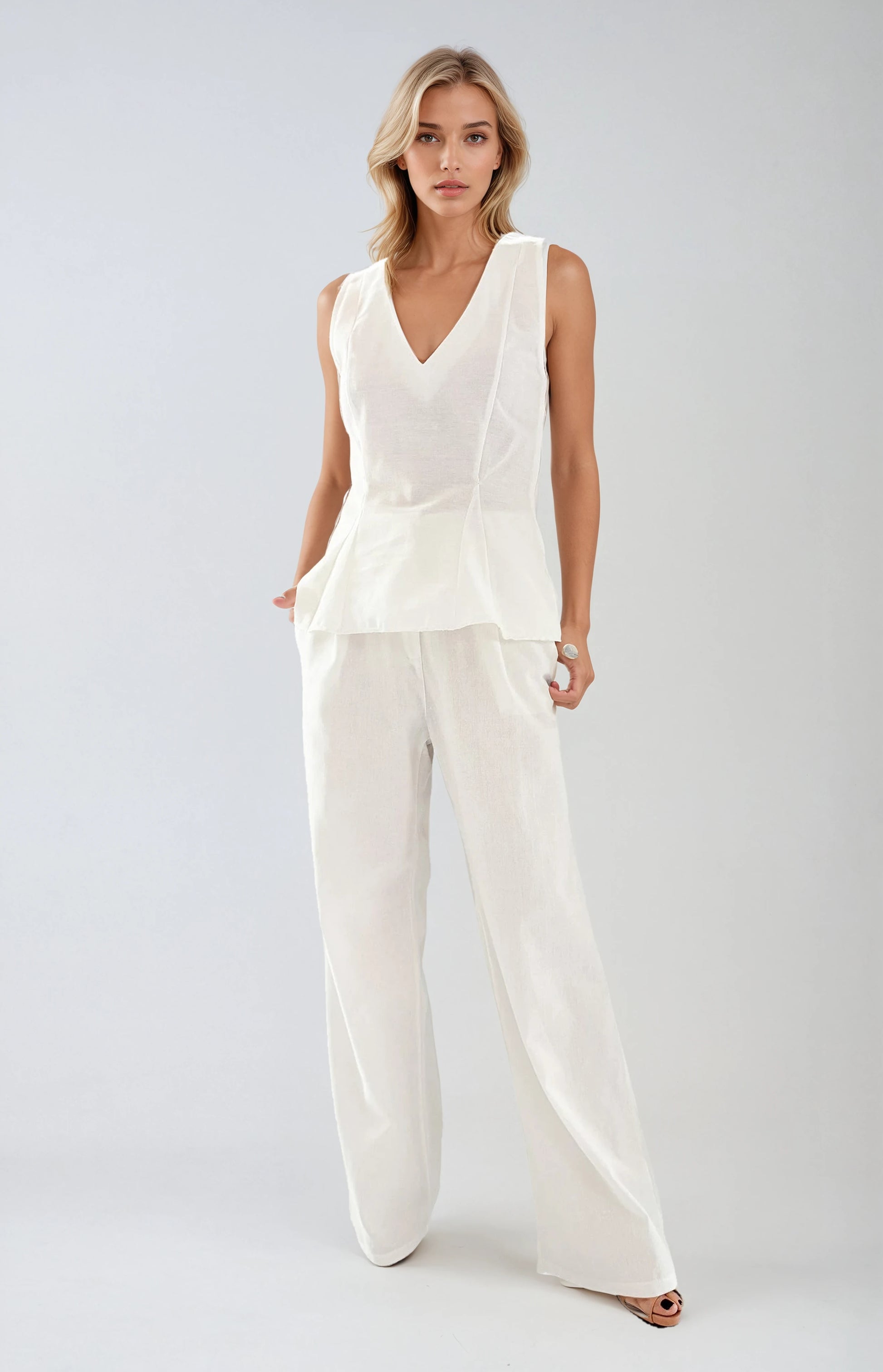 8896 Blusa de Lino Amalio