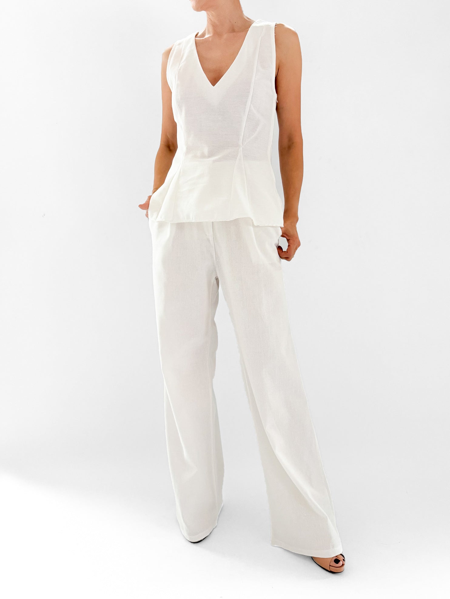 8119 Pantalón Eva Lino