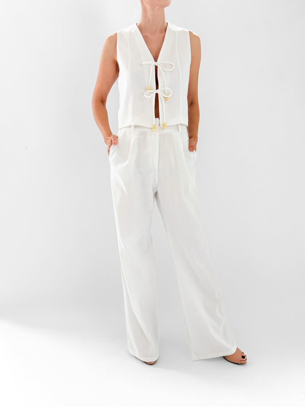 8119 Pantalón Eva Lino
