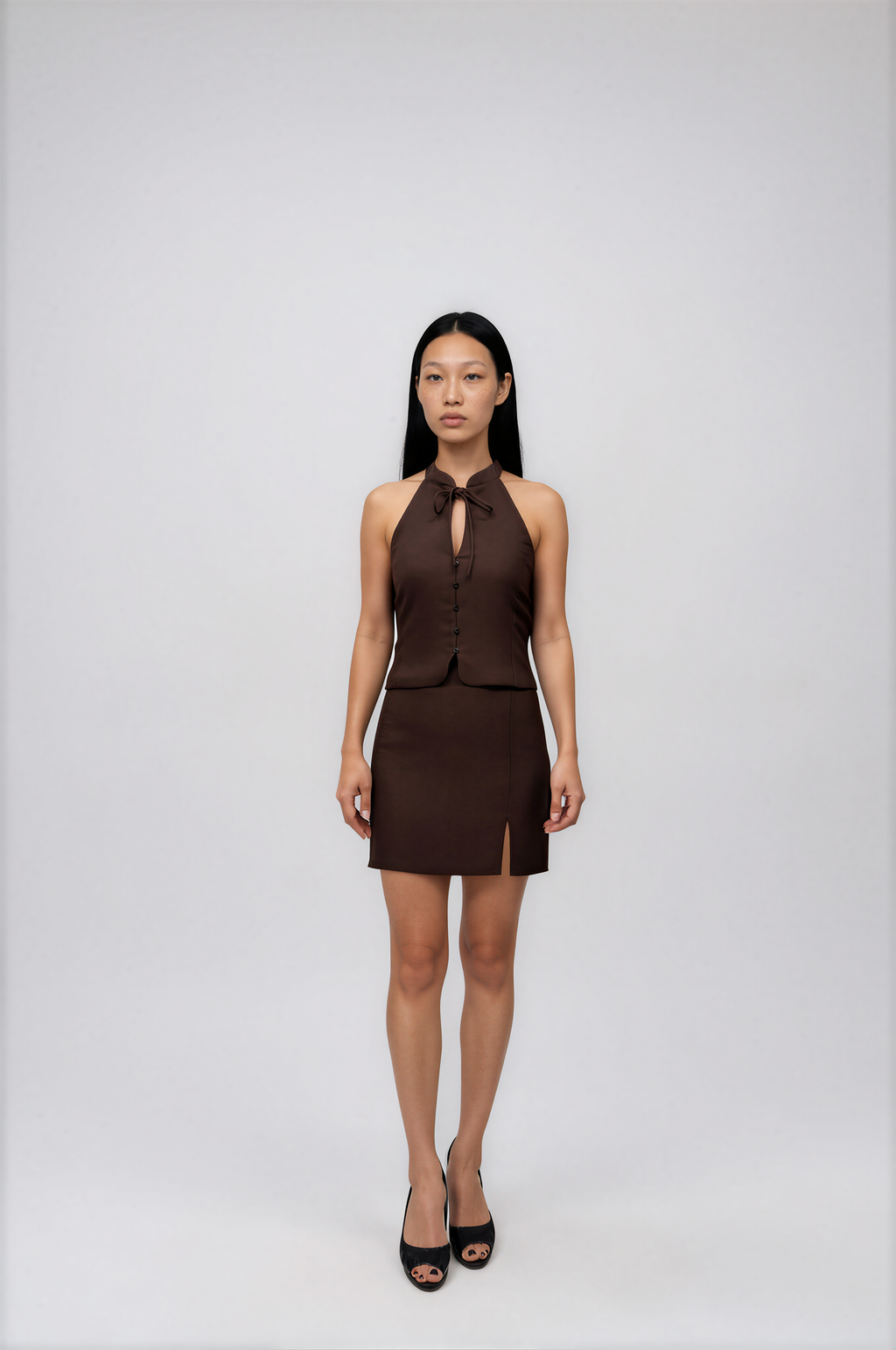 7319 Pollera Sepia