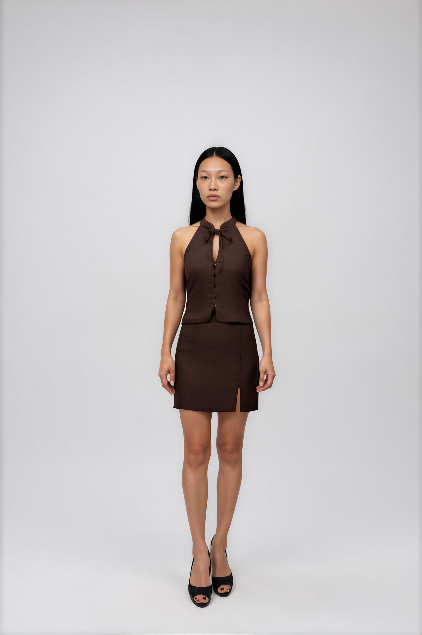 7319 Pollera Sepia