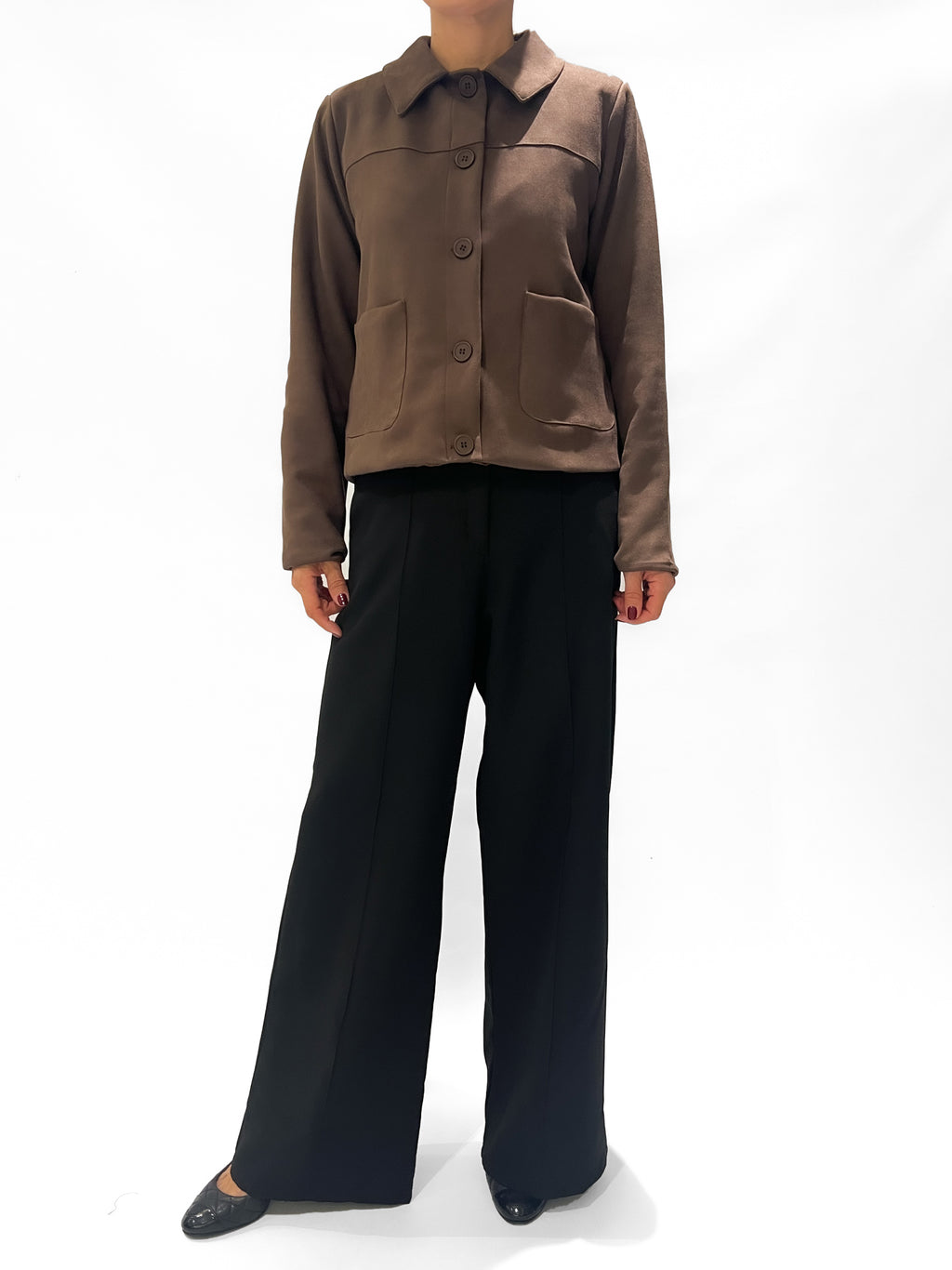 8782 Campera Gamuza Moka Sale