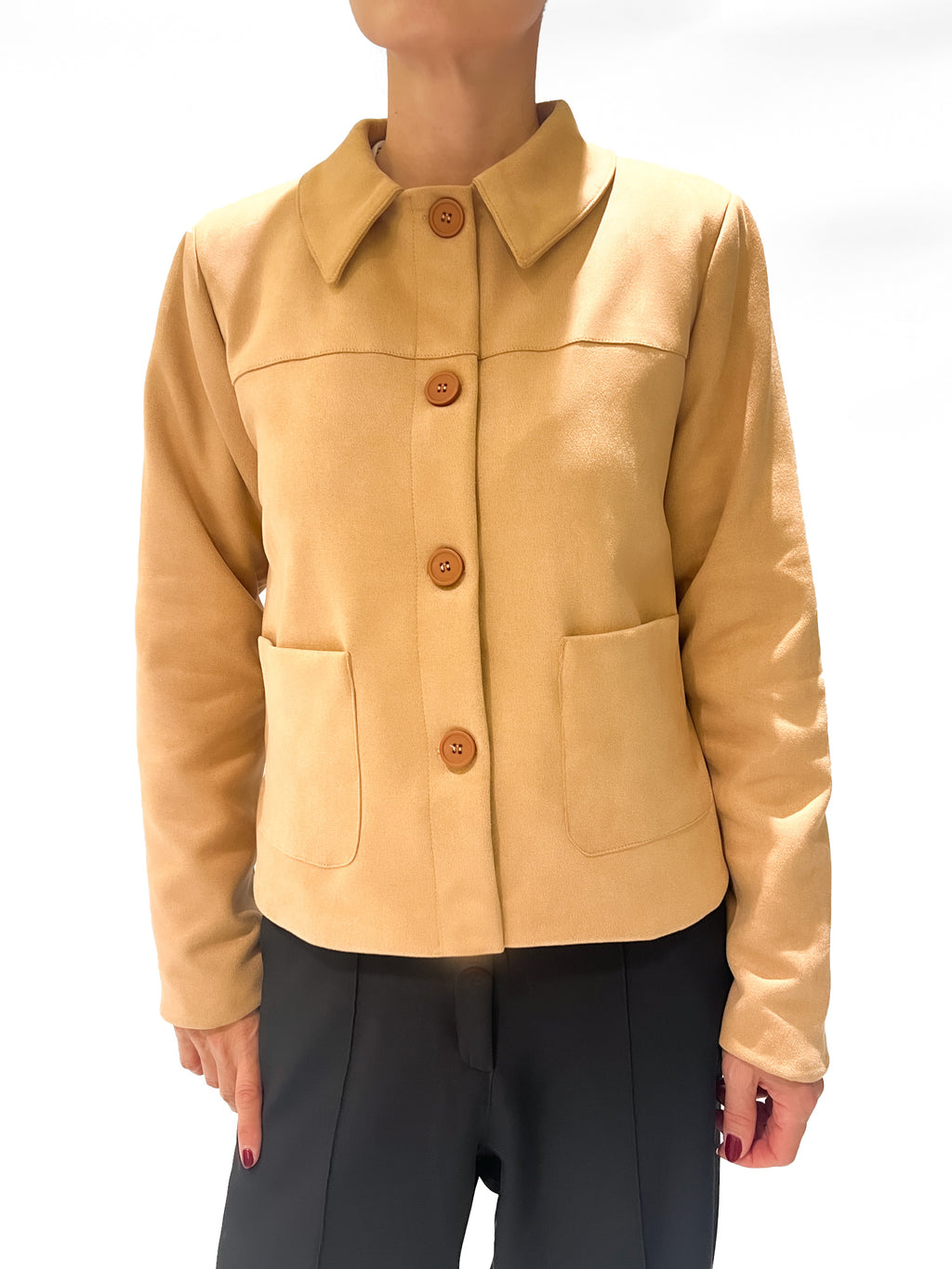 8782 Campera Gamuza Moka Sale