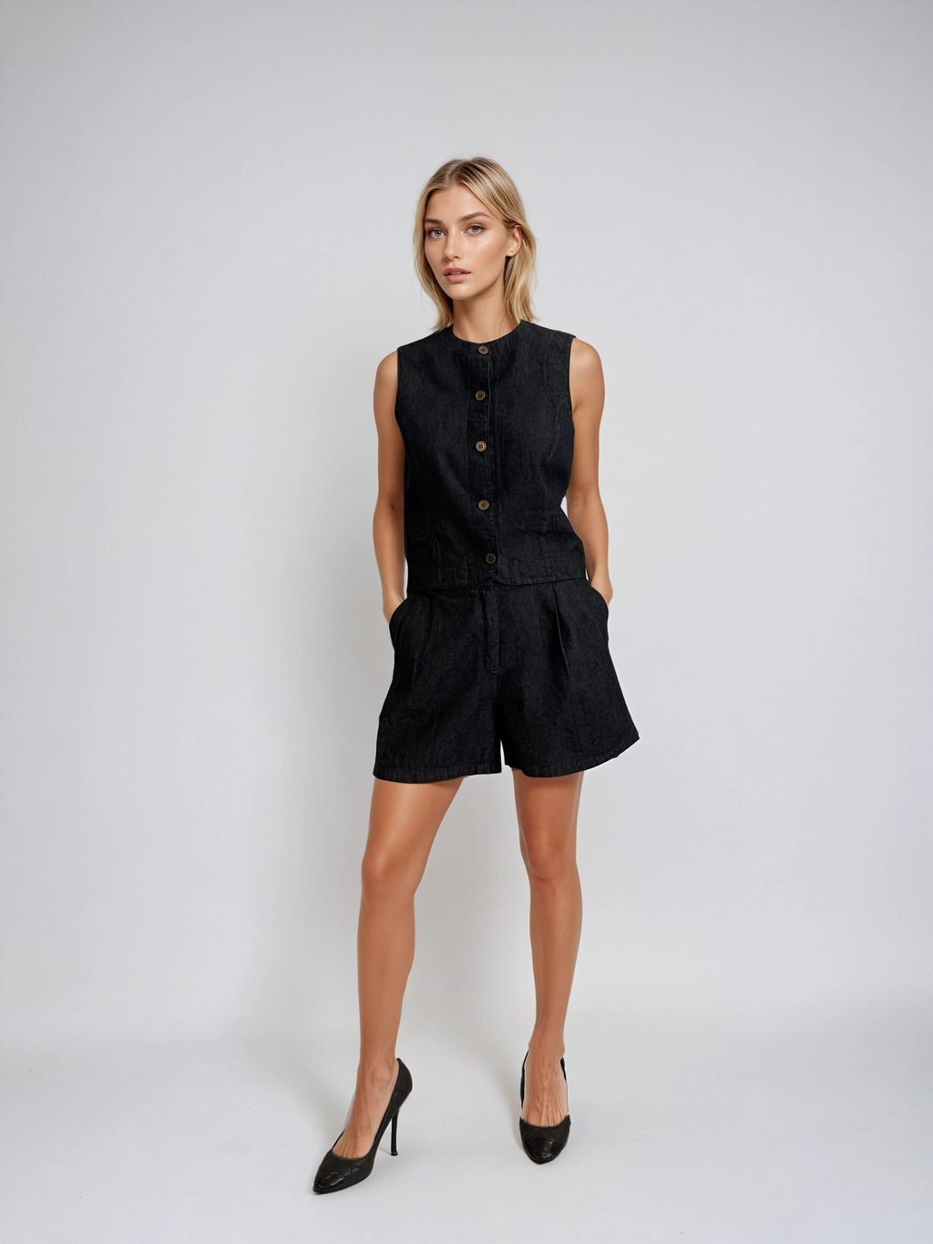 8768 Chaleco Jean Delma