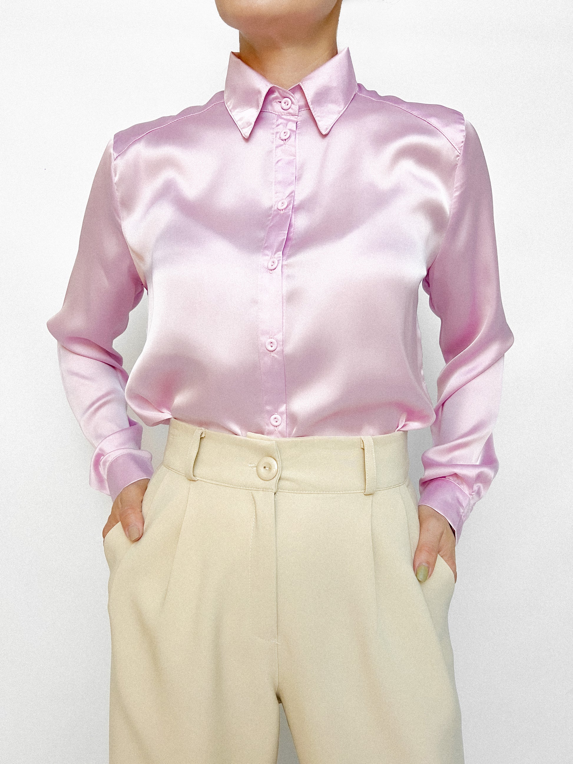 7947 Camisa Satin Seda Ronny Sale