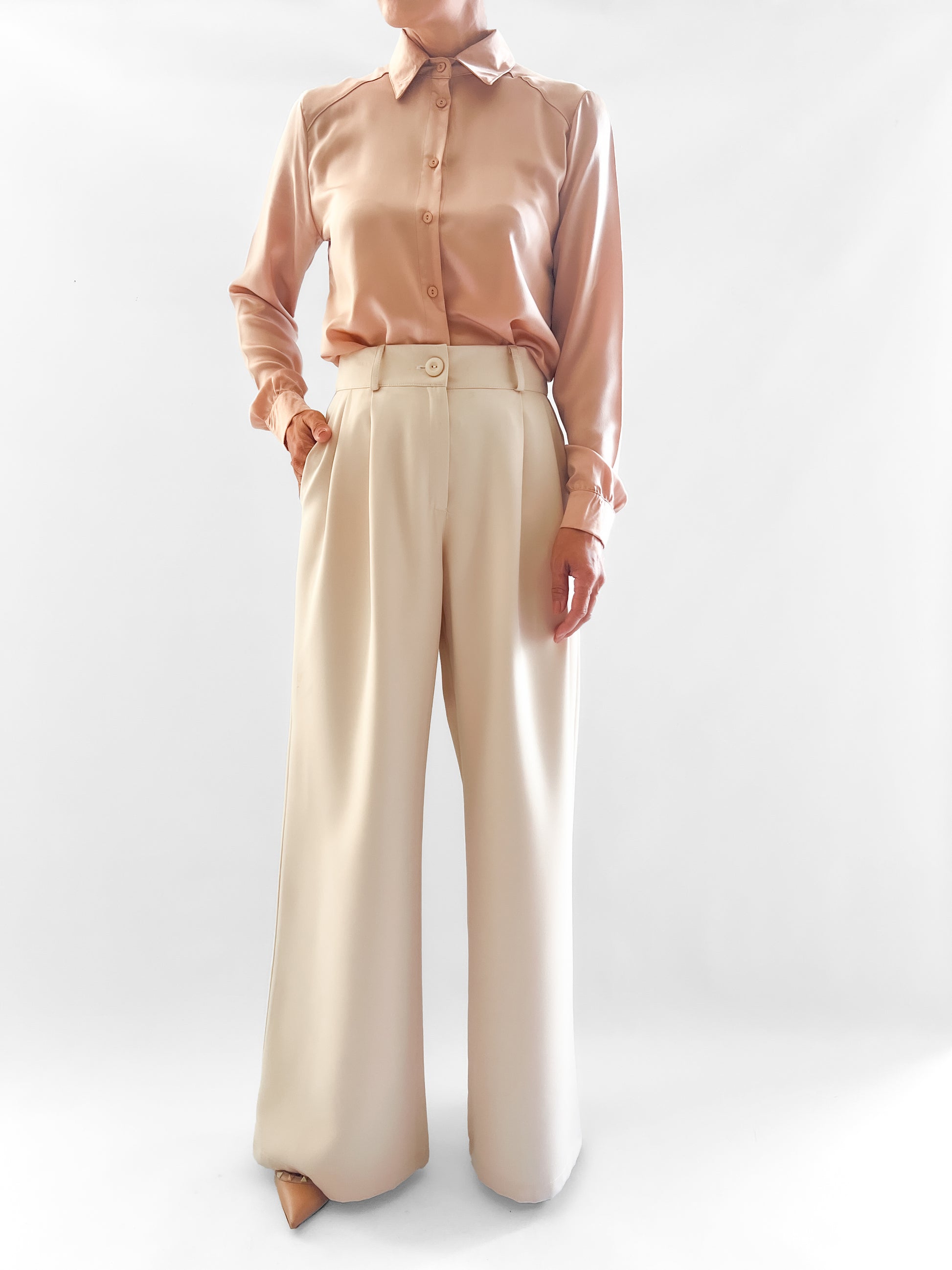7947 Camisa Satin Seda Ronny Sale