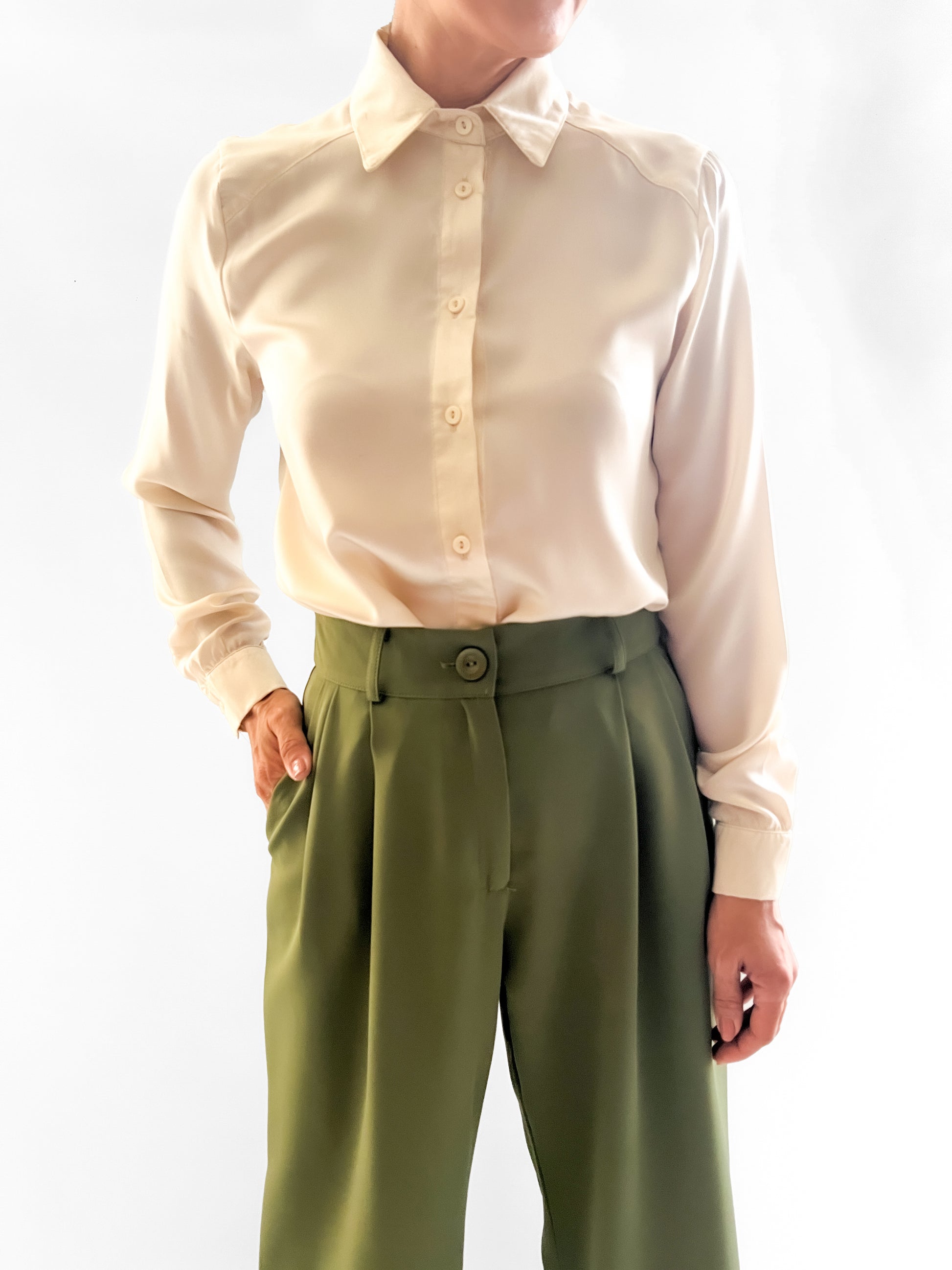 7947 Camisa Satin Seda Ronny Sale
