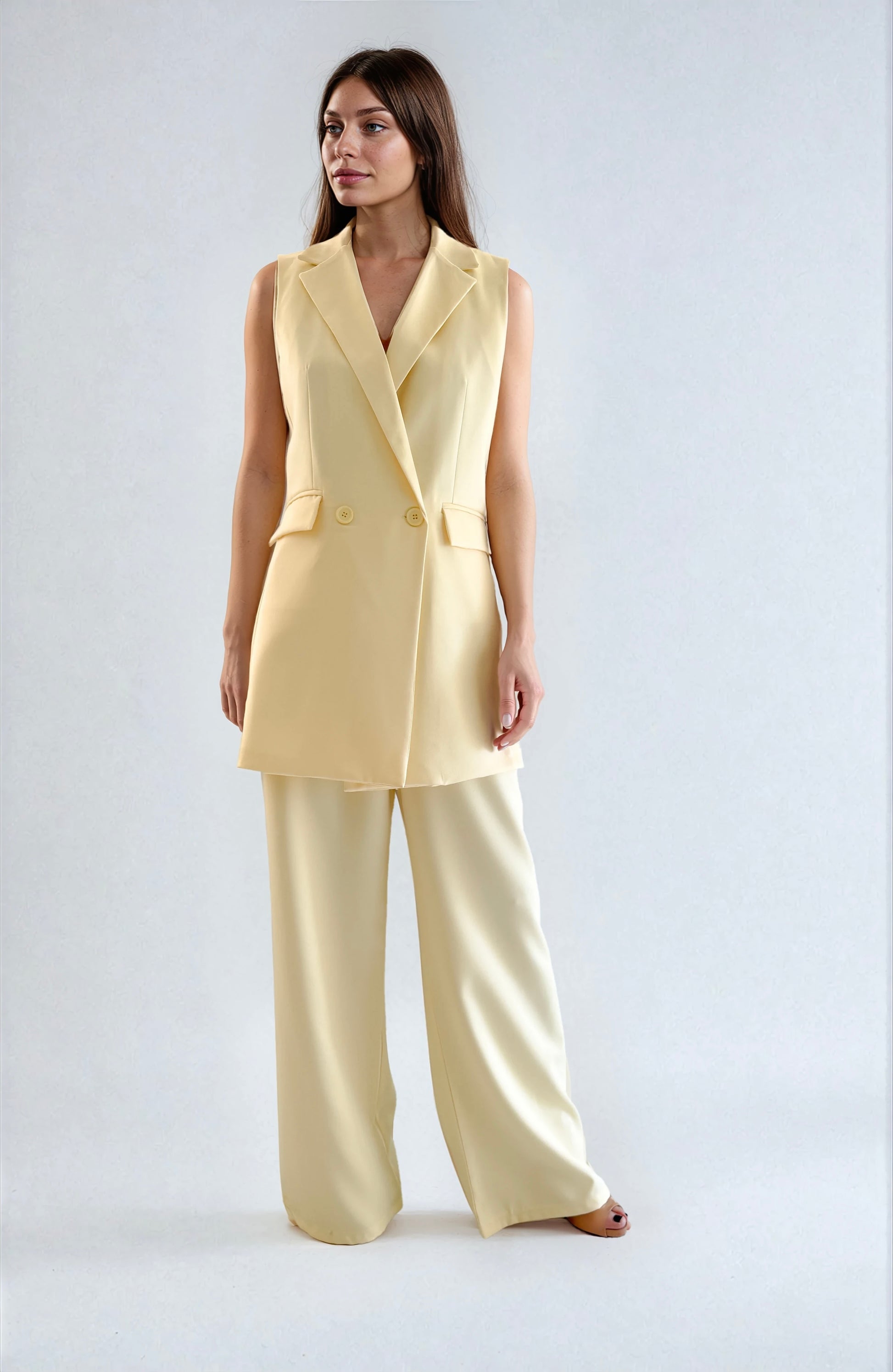 7092 Chaleco Vestido Lindy
