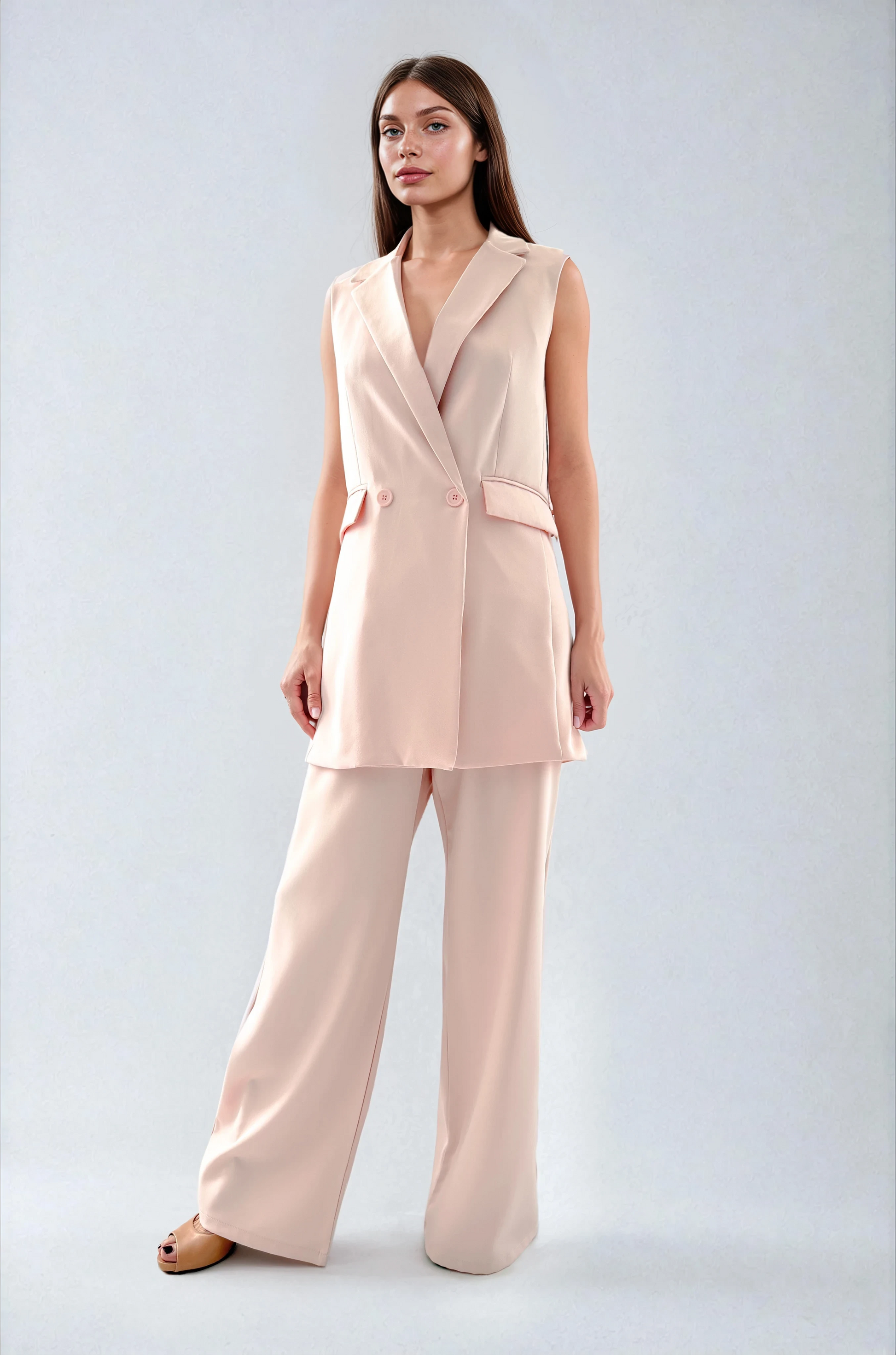 7092 Chaleco Vestido Lindy