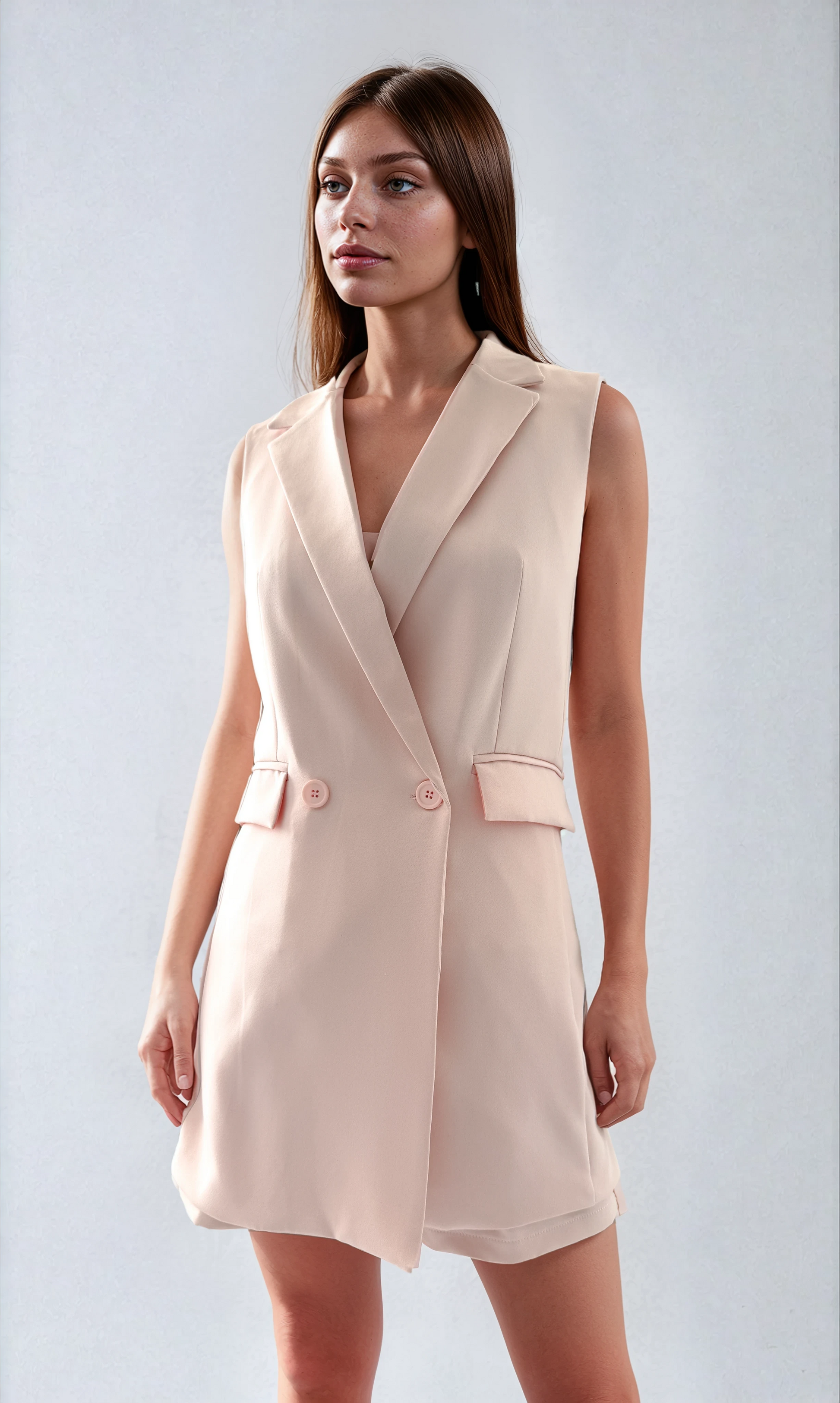 7092 Chaleco Vestido Lindy