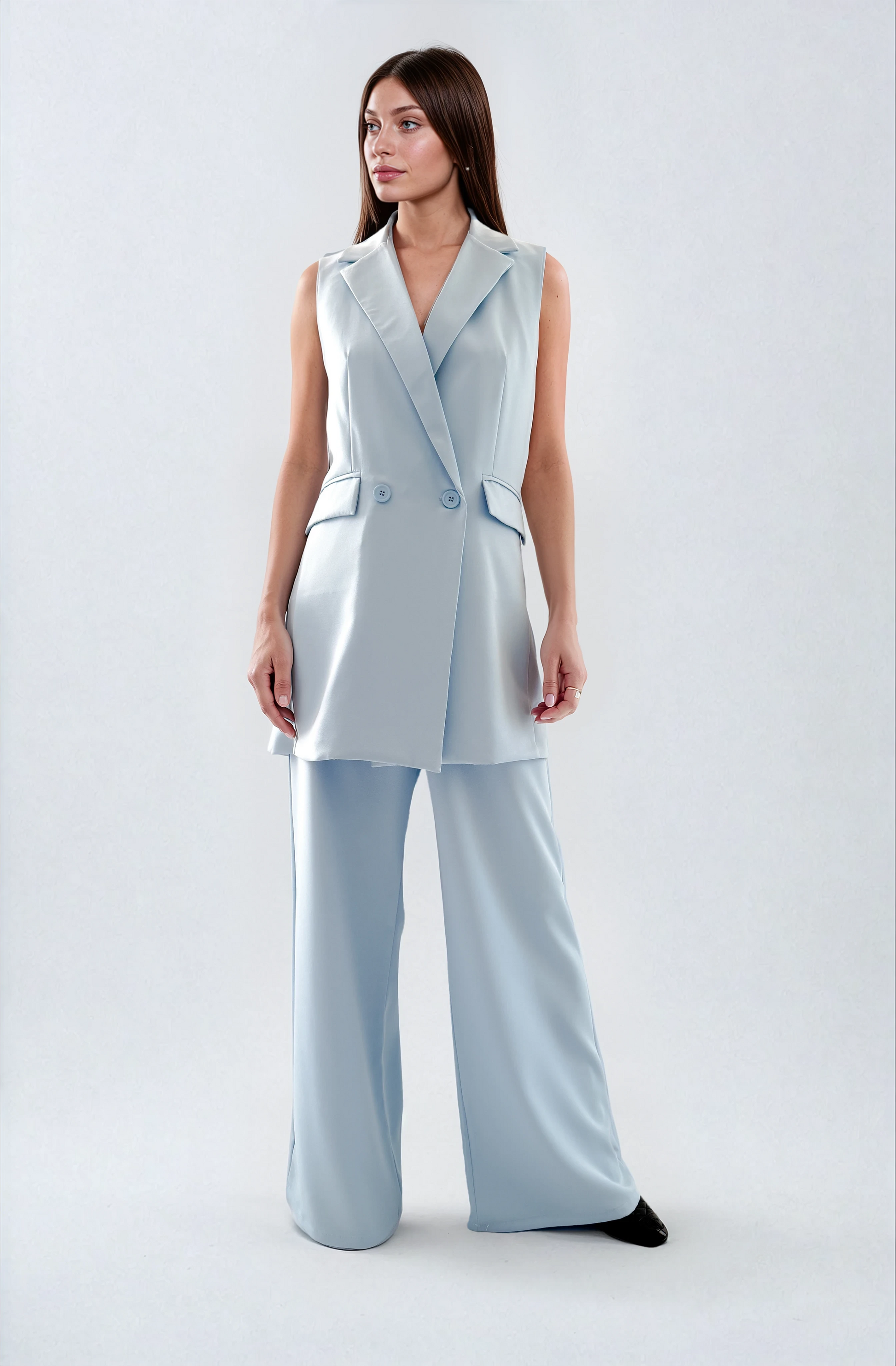 7092 Chaleco Vestido Lindy