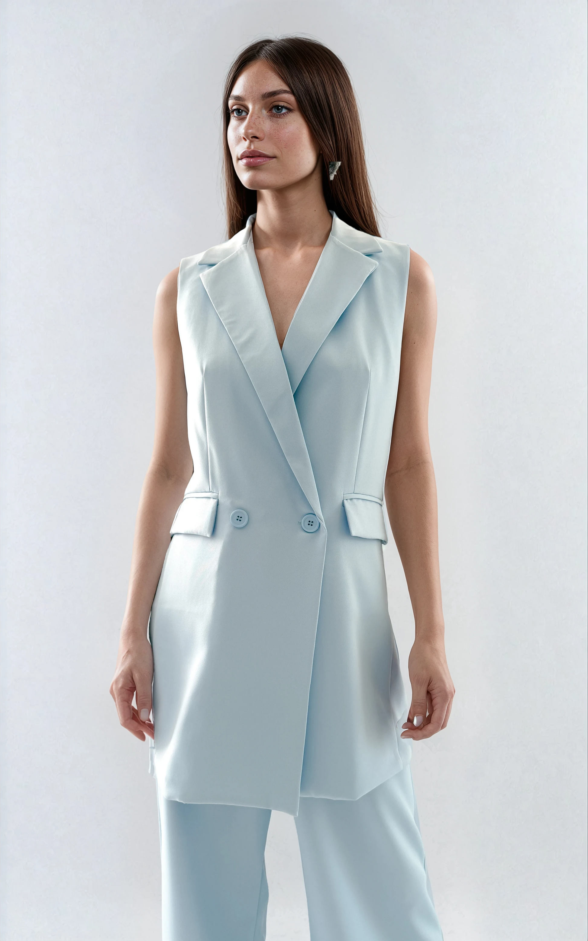 7092 Chaleco Vestido Lindy