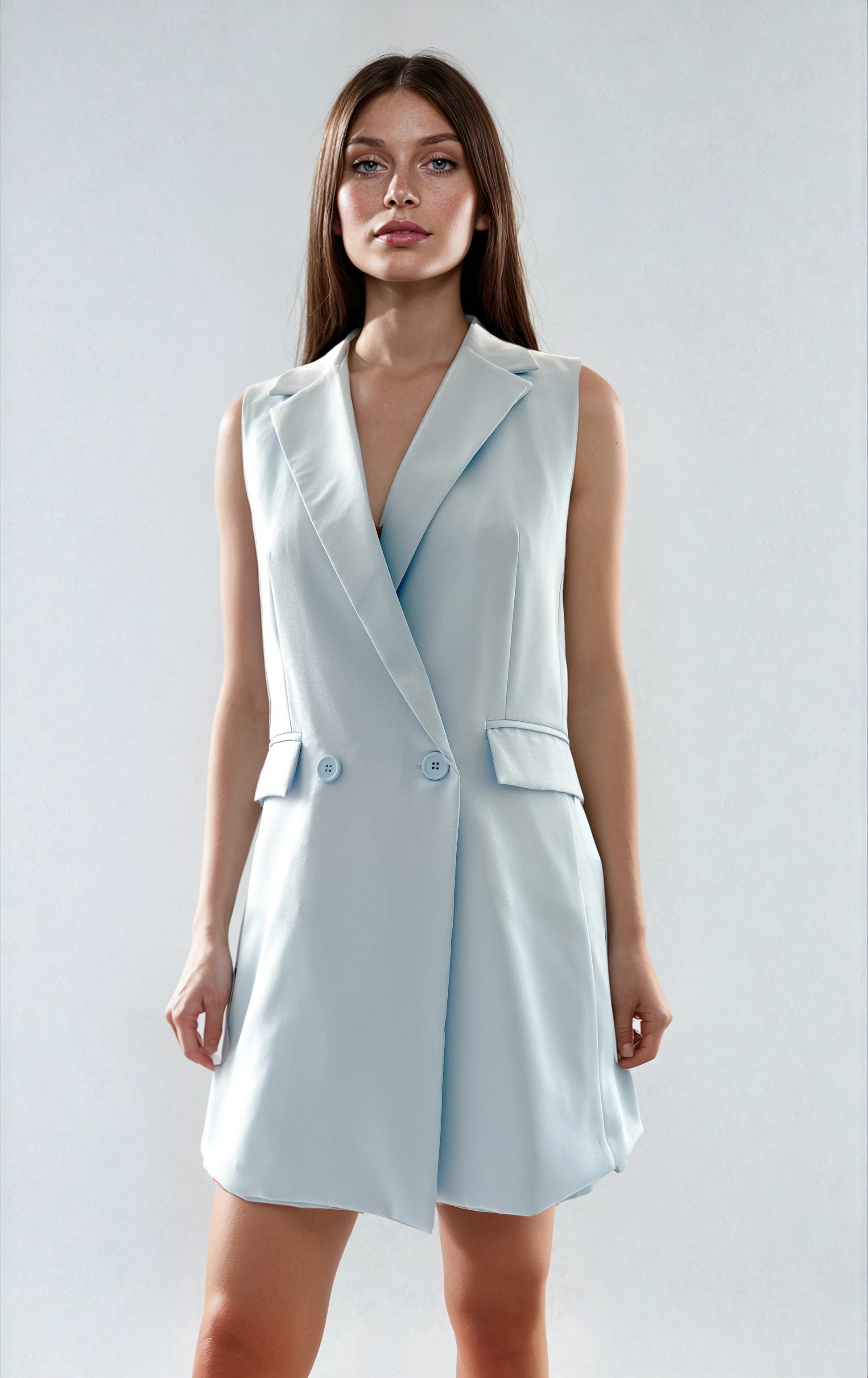 7092 Chaleco Vestido Lindy