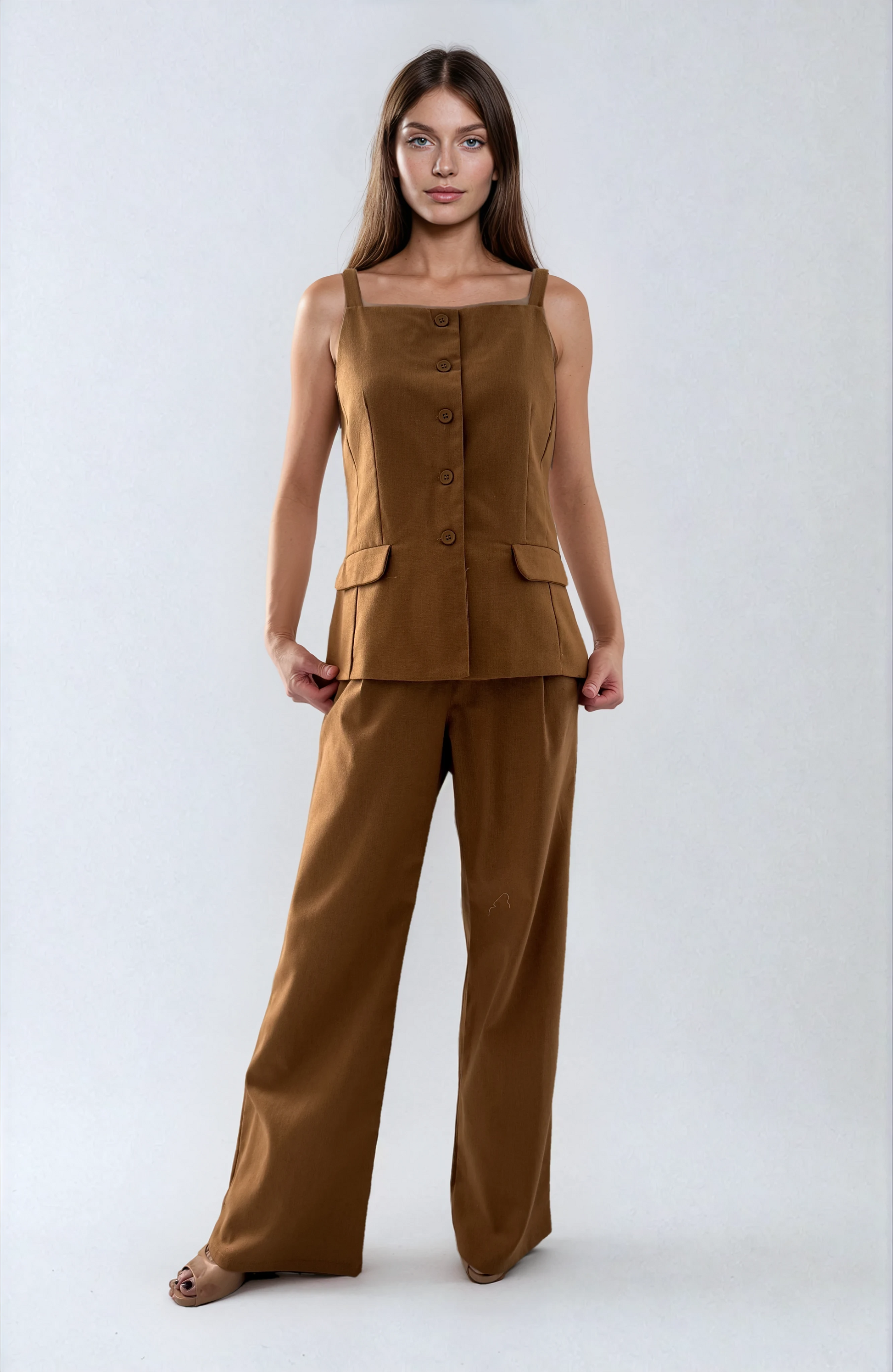 8119 Pantalón Eva Lino