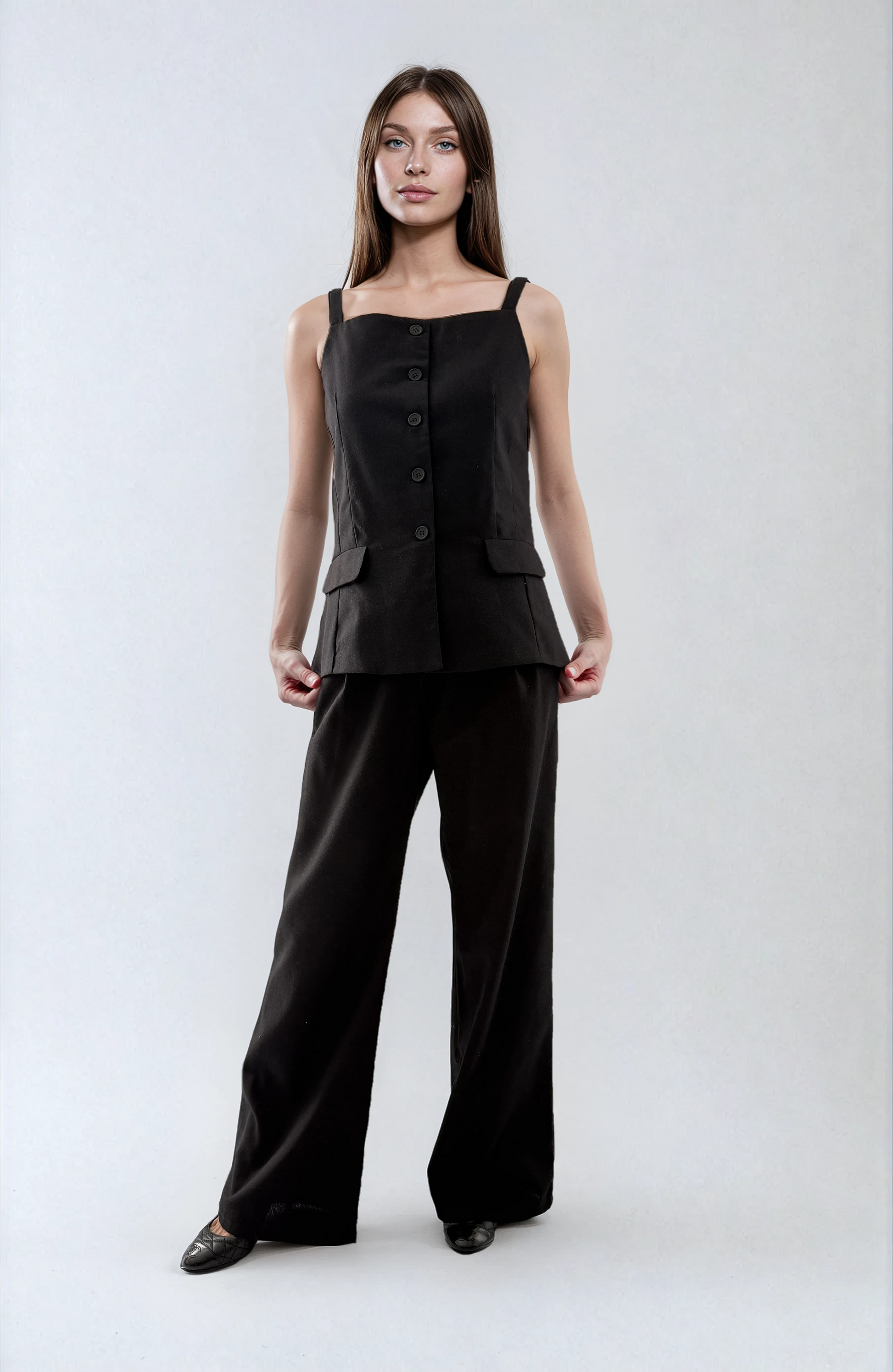 8119 Pantalón Eva Lino