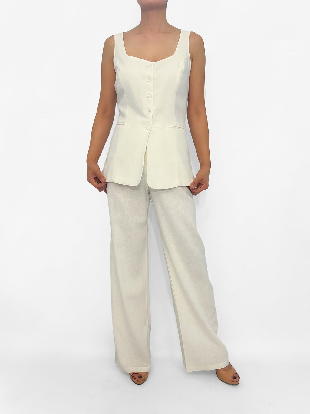 8561 Pantalón Fatima Lino
