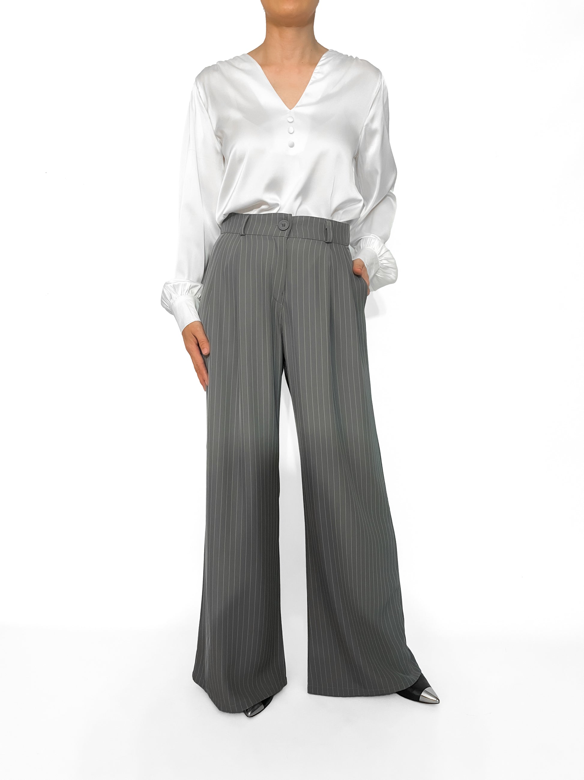 8115 Pantalón Diosa Rayado