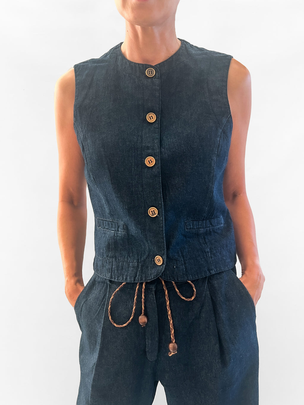 8768 Chaleco Jean Delma