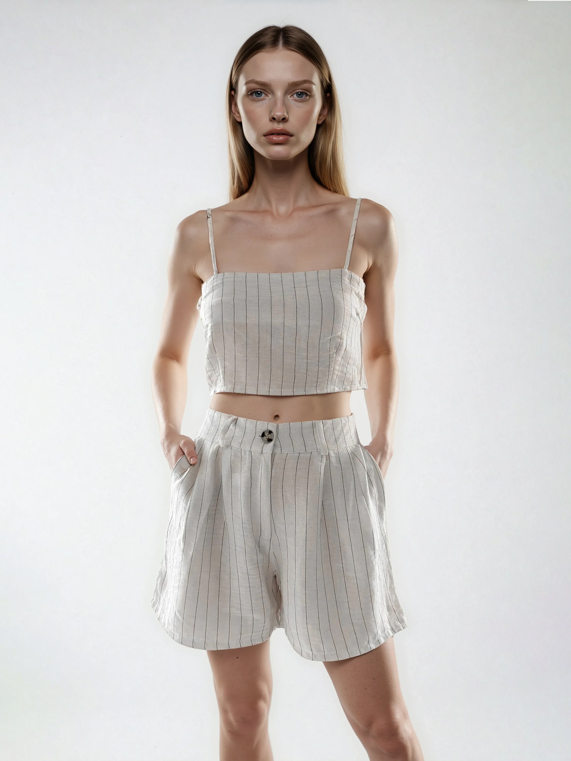 8650 Top Olga Lino Rayado