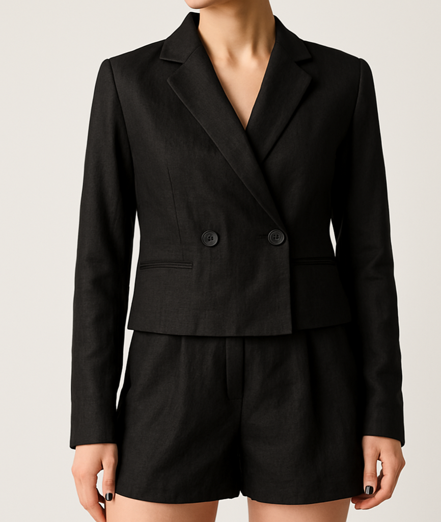 Conjunto de lino negro