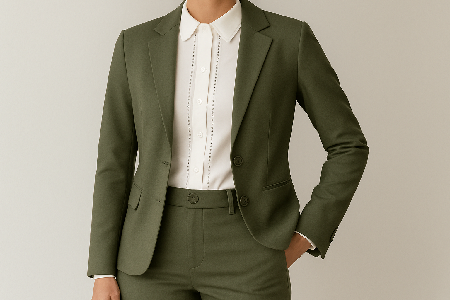 Conjunto verde militar