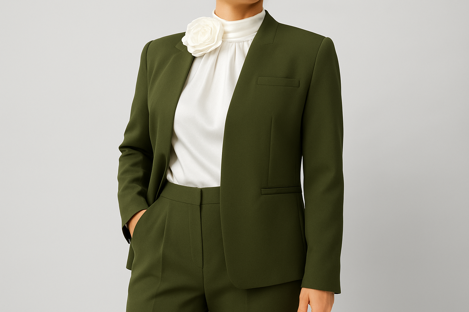 Conjunto verde militar