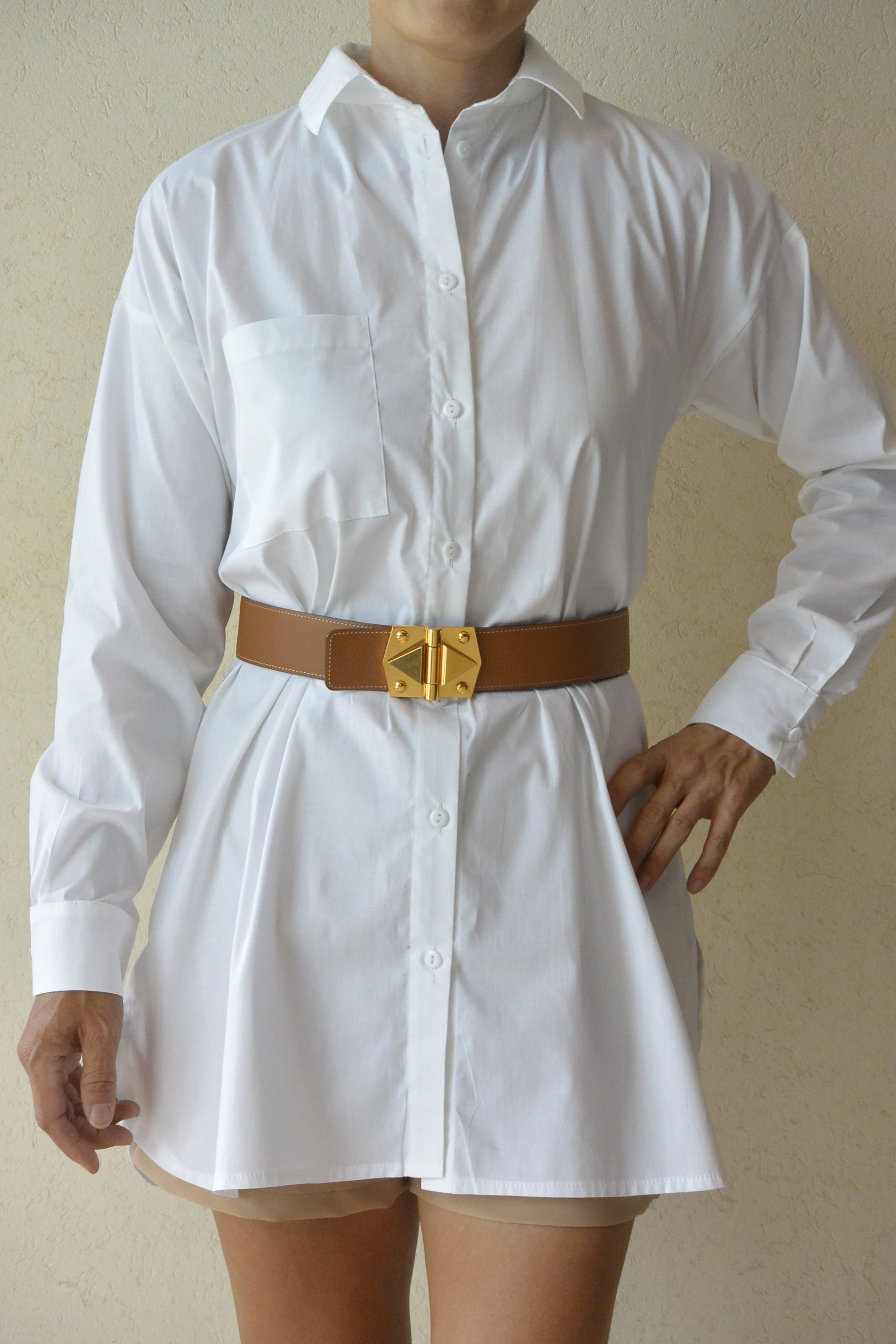7086 Vestido Camisa Dora