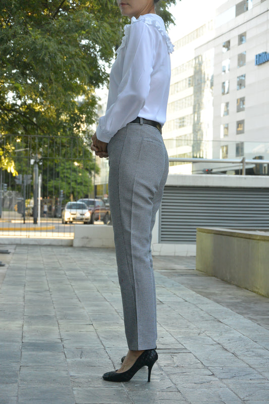 5669 Pantalón Cisco pie de poule