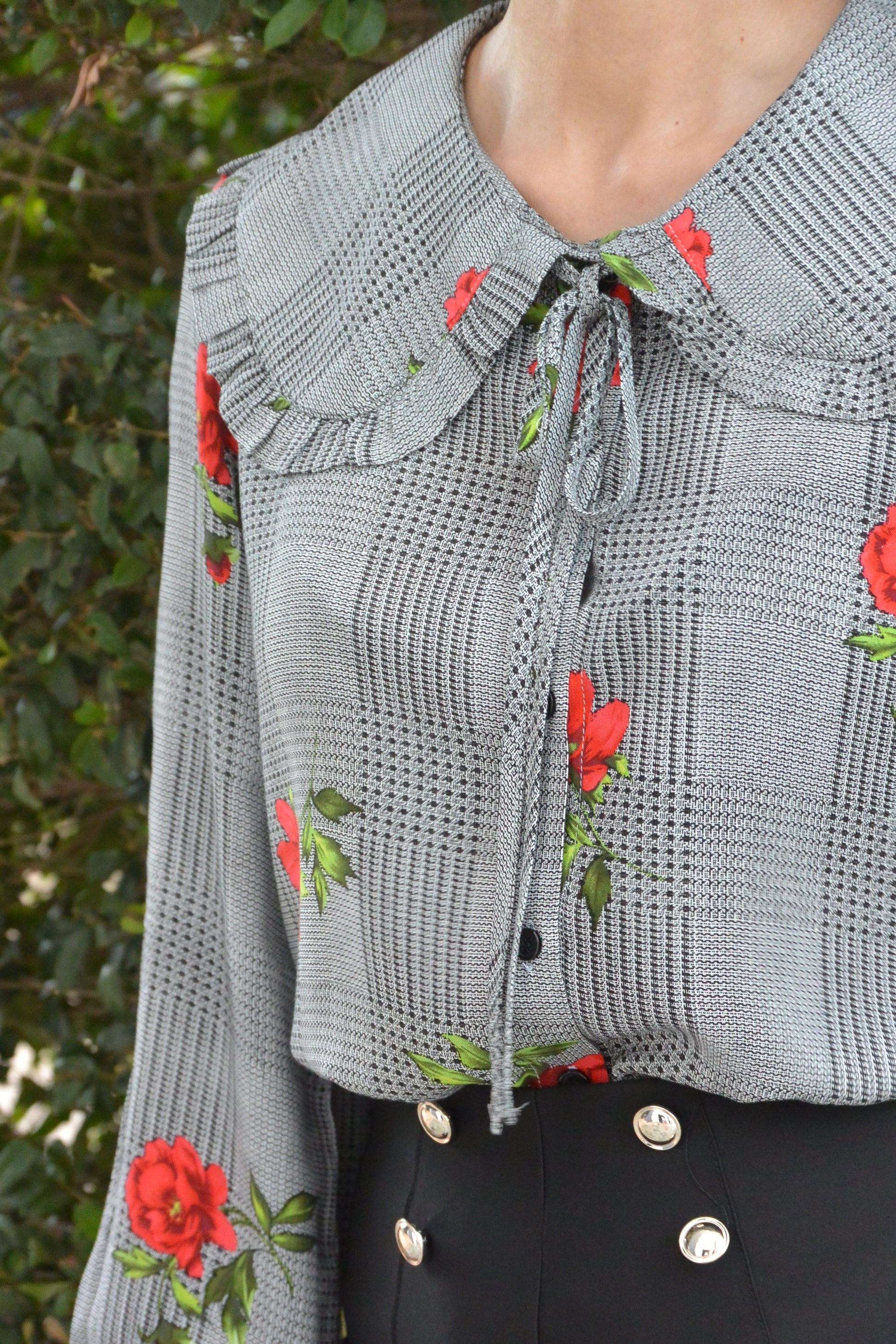 7113 Camisa Evelyn Flor