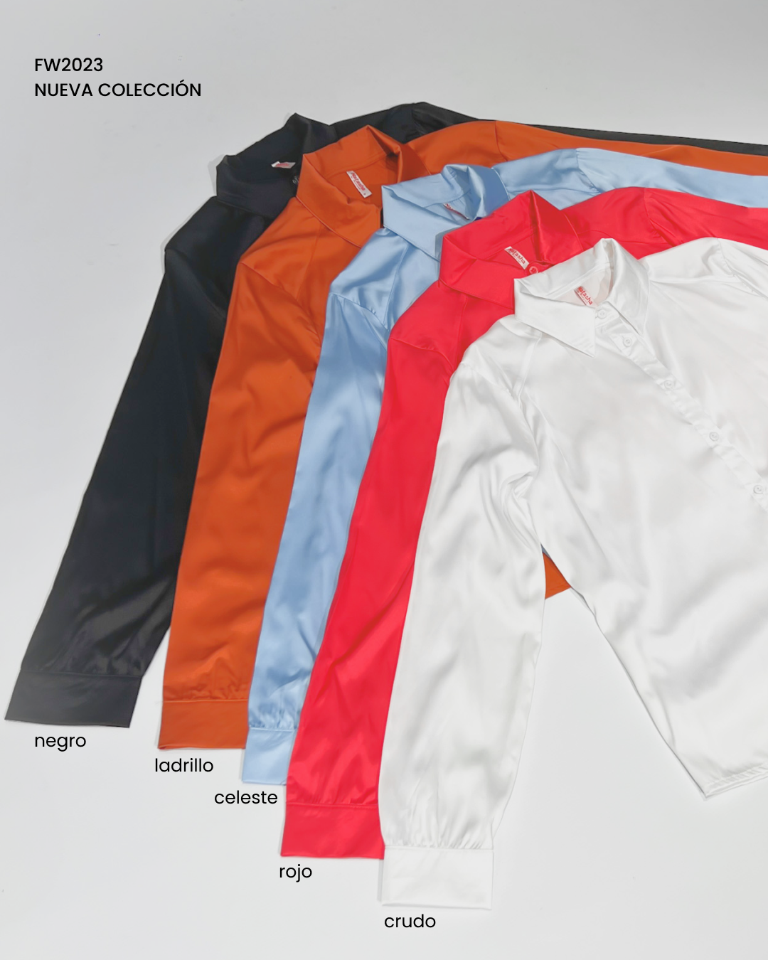 7947 Camisa Satin Seda Ronny Sale