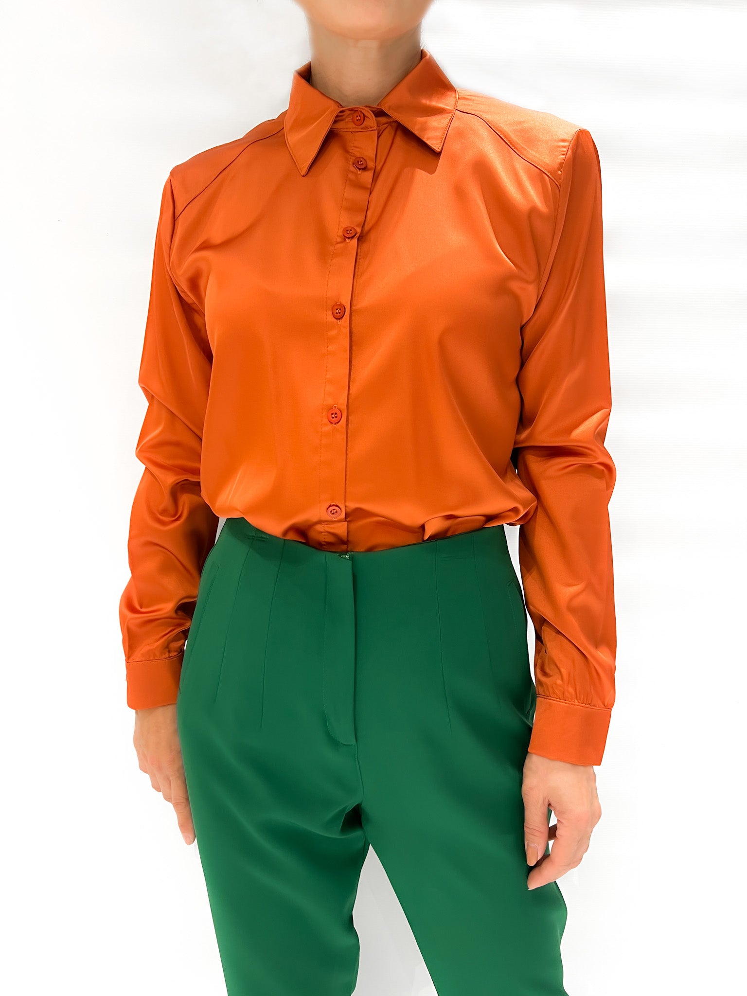 7947 Camisa Satin Seda Ronny Sale
