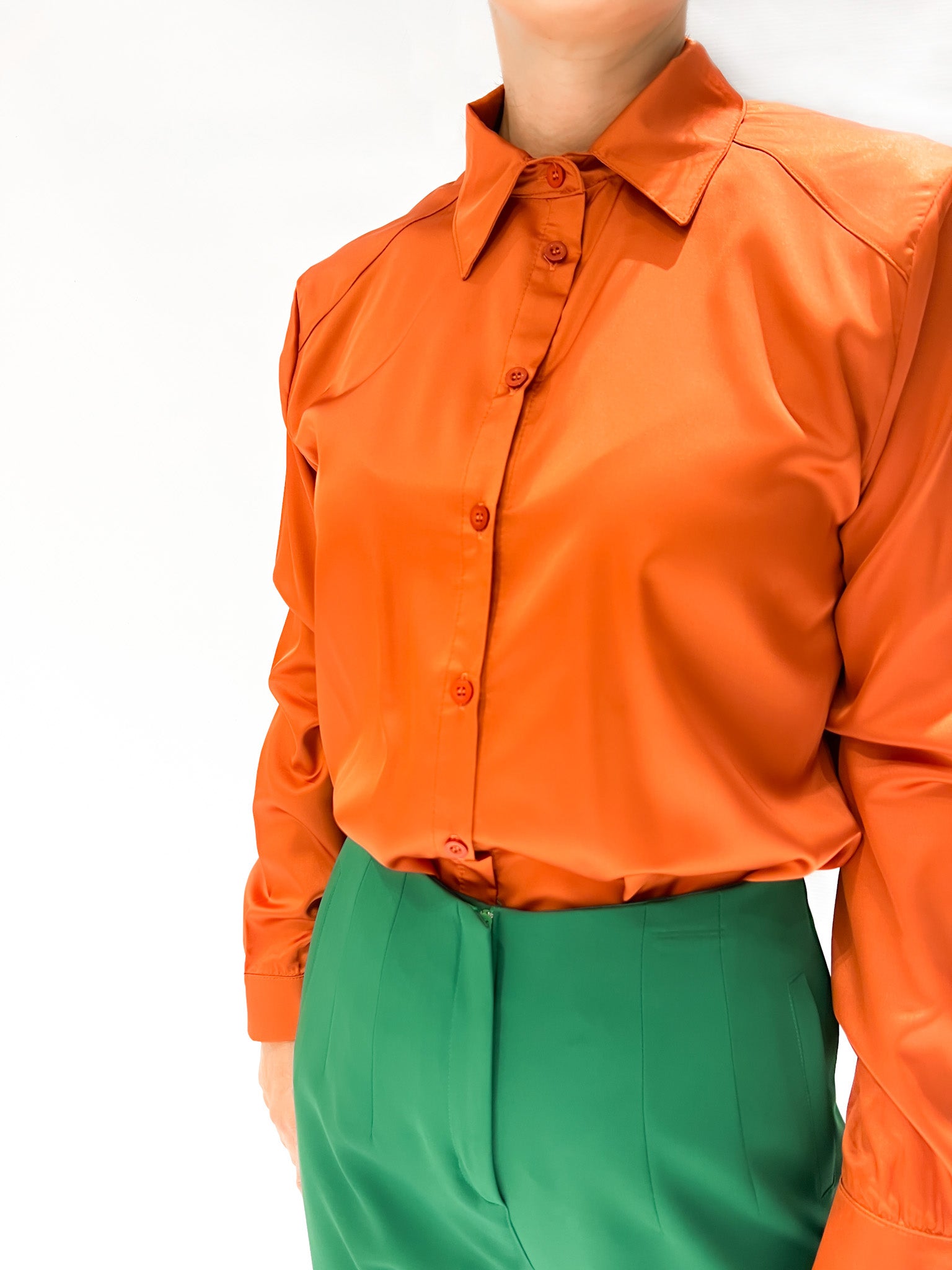 7947 Camisa Satin Seda Ronny Sale